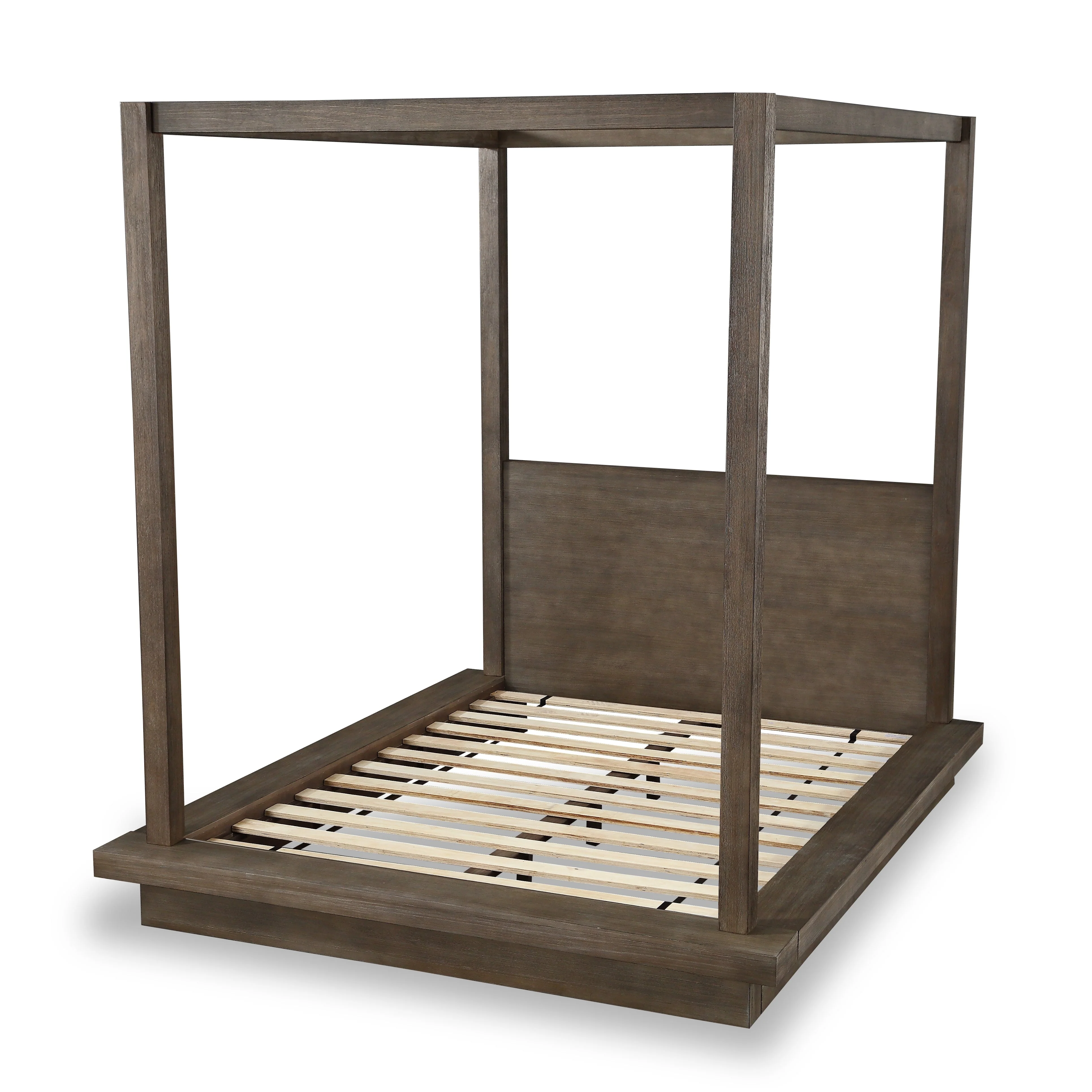 Melbourne Wood Eastern King Canopy Bed in Dark Pine - Image 7