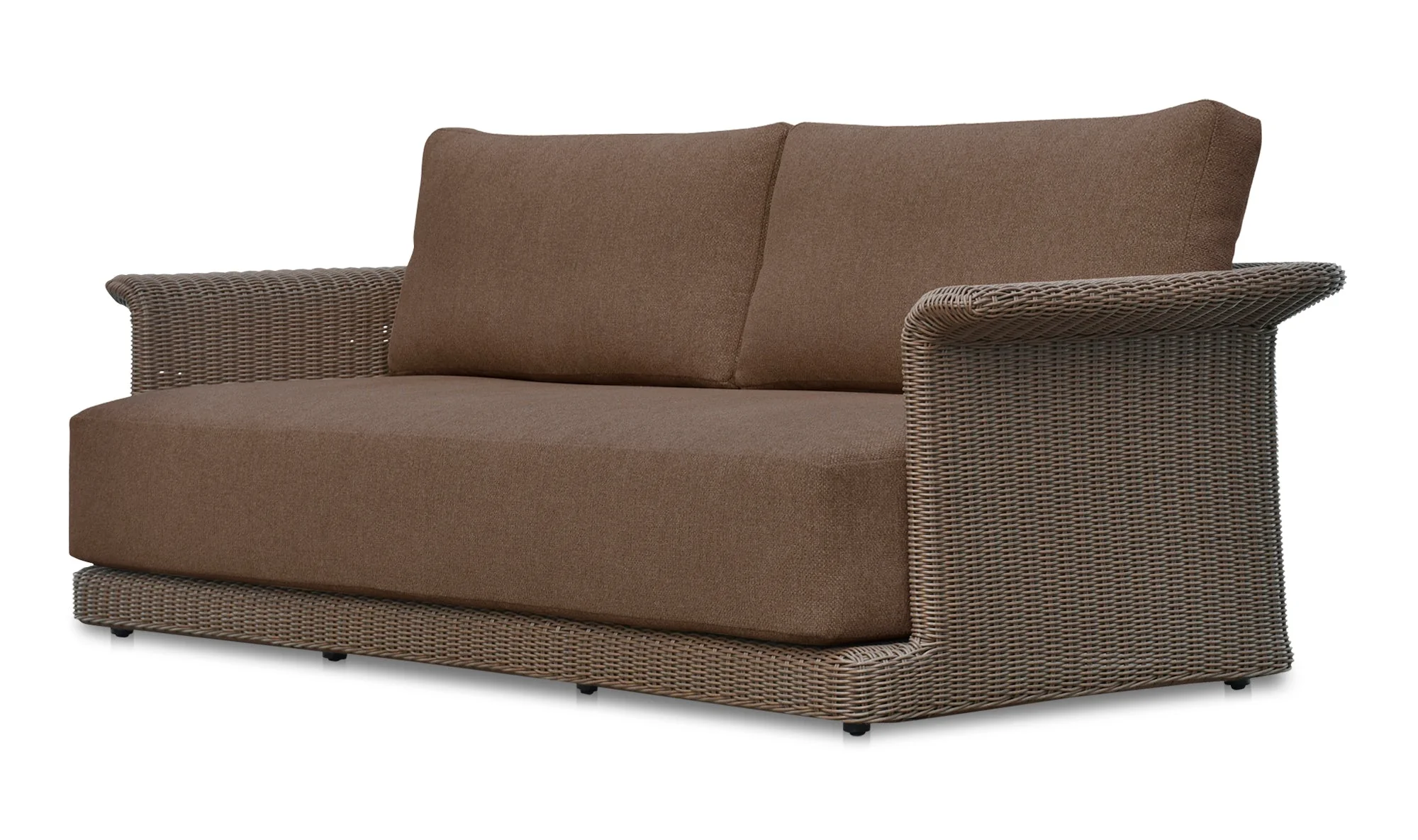 Meredith Outdoor Sofa Brown - Image 2