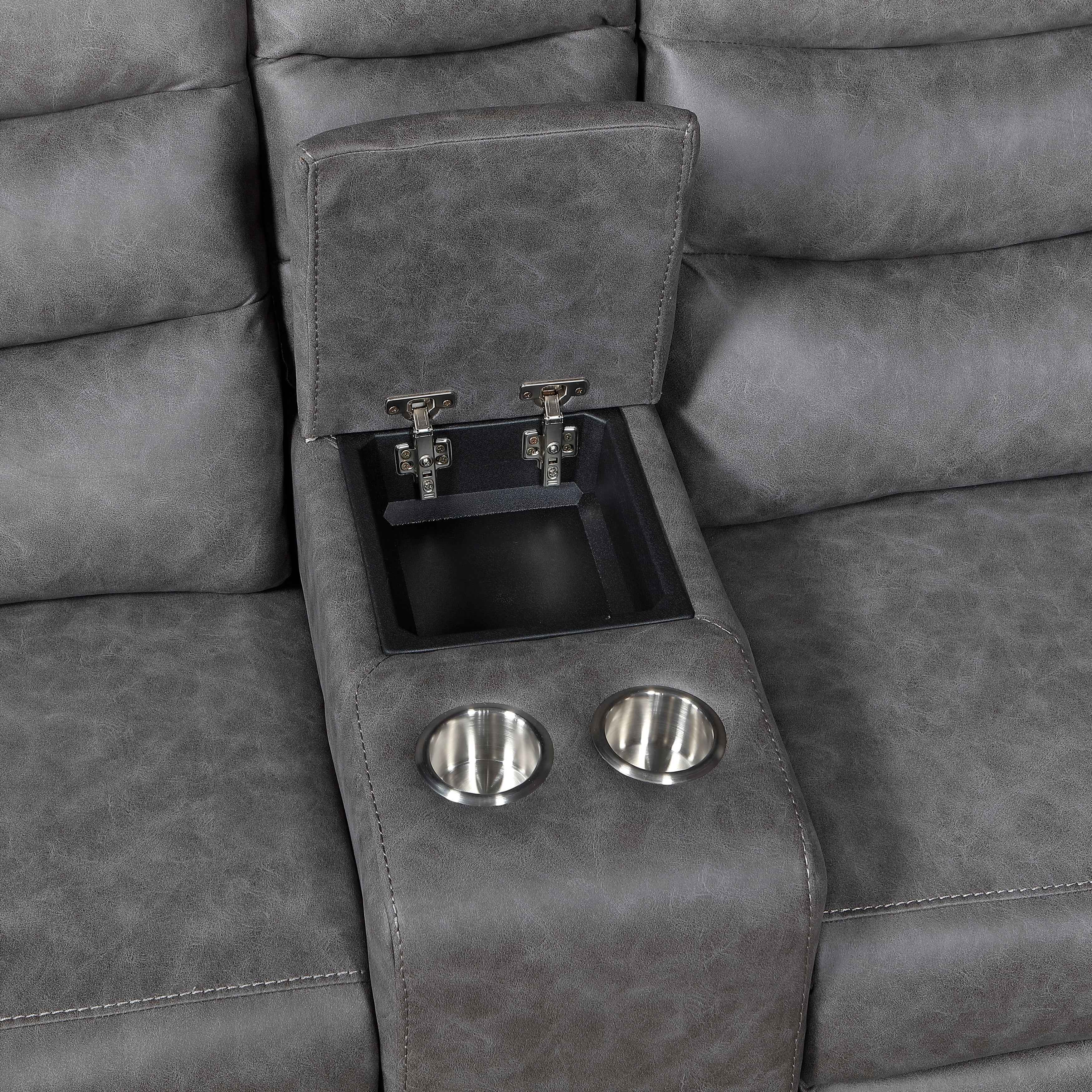 Metric Gray Reclining Living Room Set - Image 12