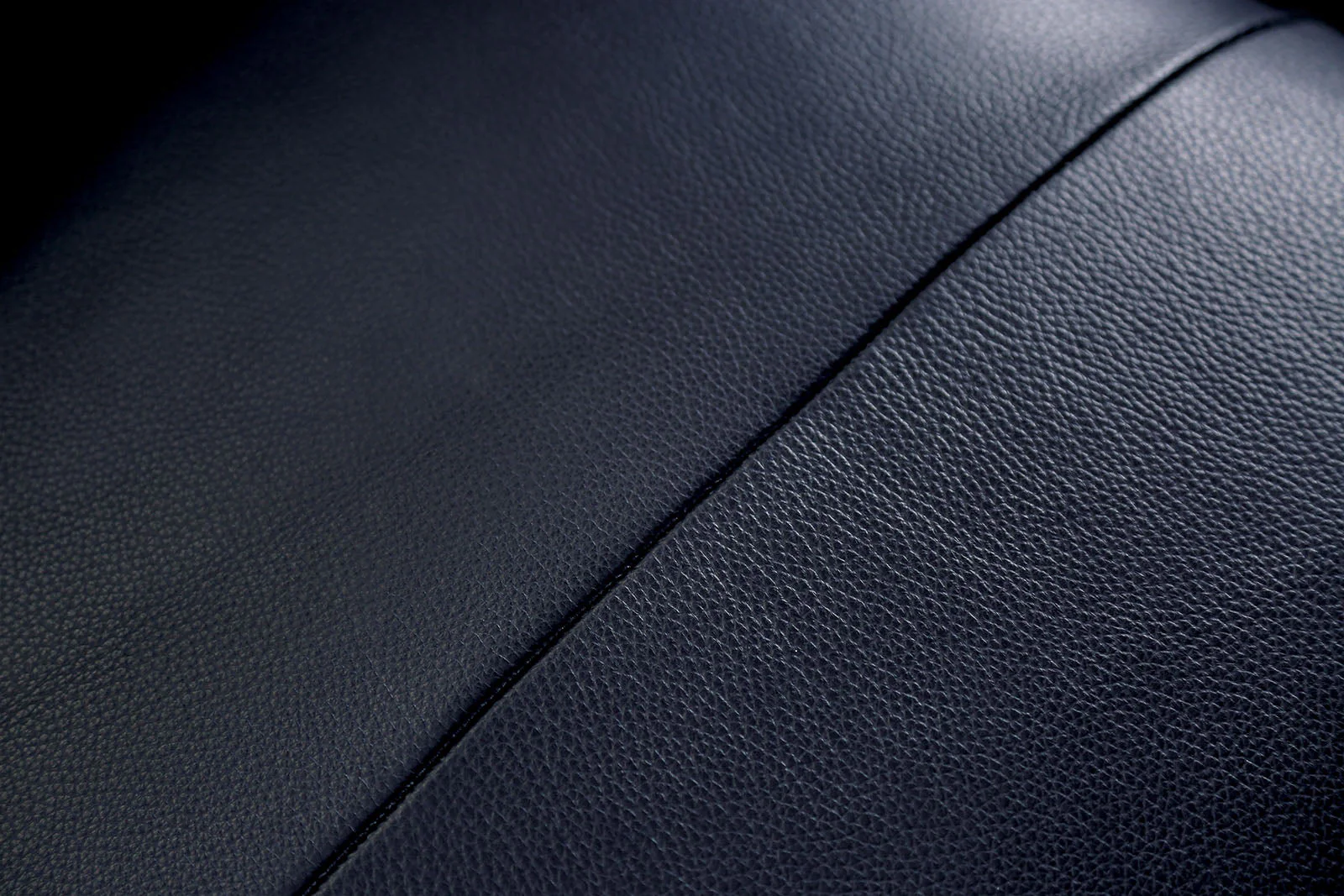Mezzanotte Midnight Blue Real Italian Leather Sofa & Loveseat - Image 5
