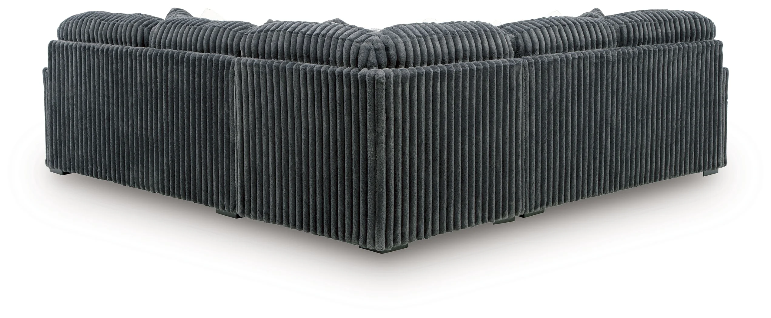 Midnight-Madness Gunmetal 3-Piece Sectional - Image 2