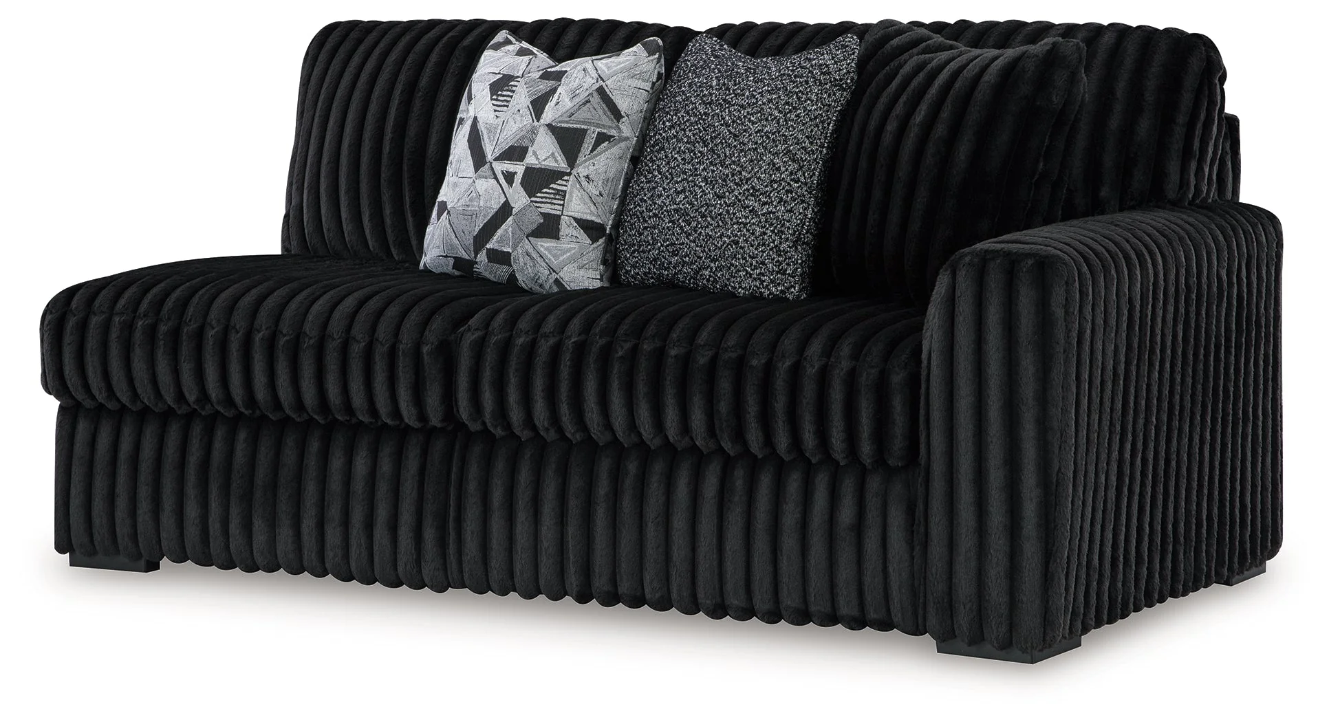 Midnight-Madness Onyx 4-Piece Sectional - Image 15