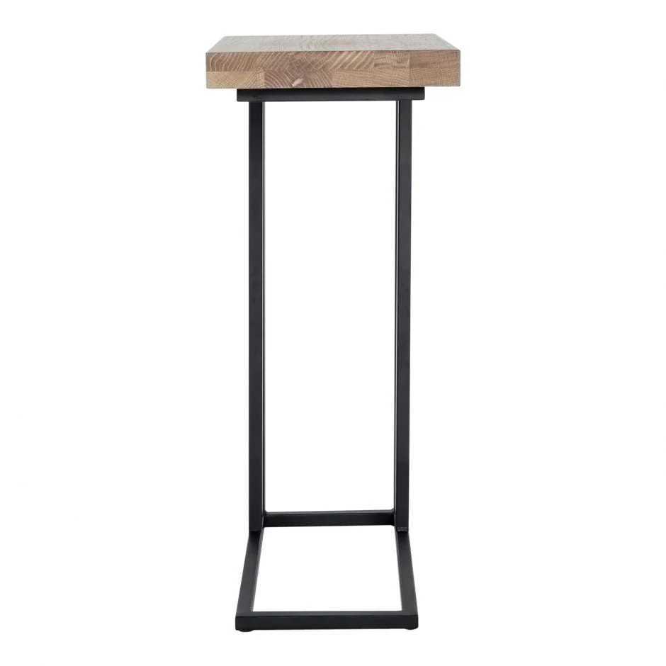 Mila C Shaped Side Table Natural - Image 4