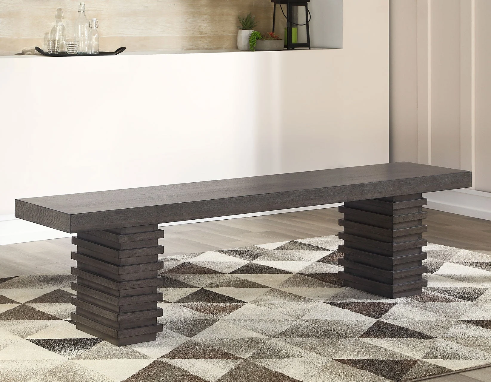 Mila Washed Gray Dining Room Set - Image 7