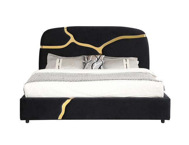 Milan Black King Platform Bed - Image 4