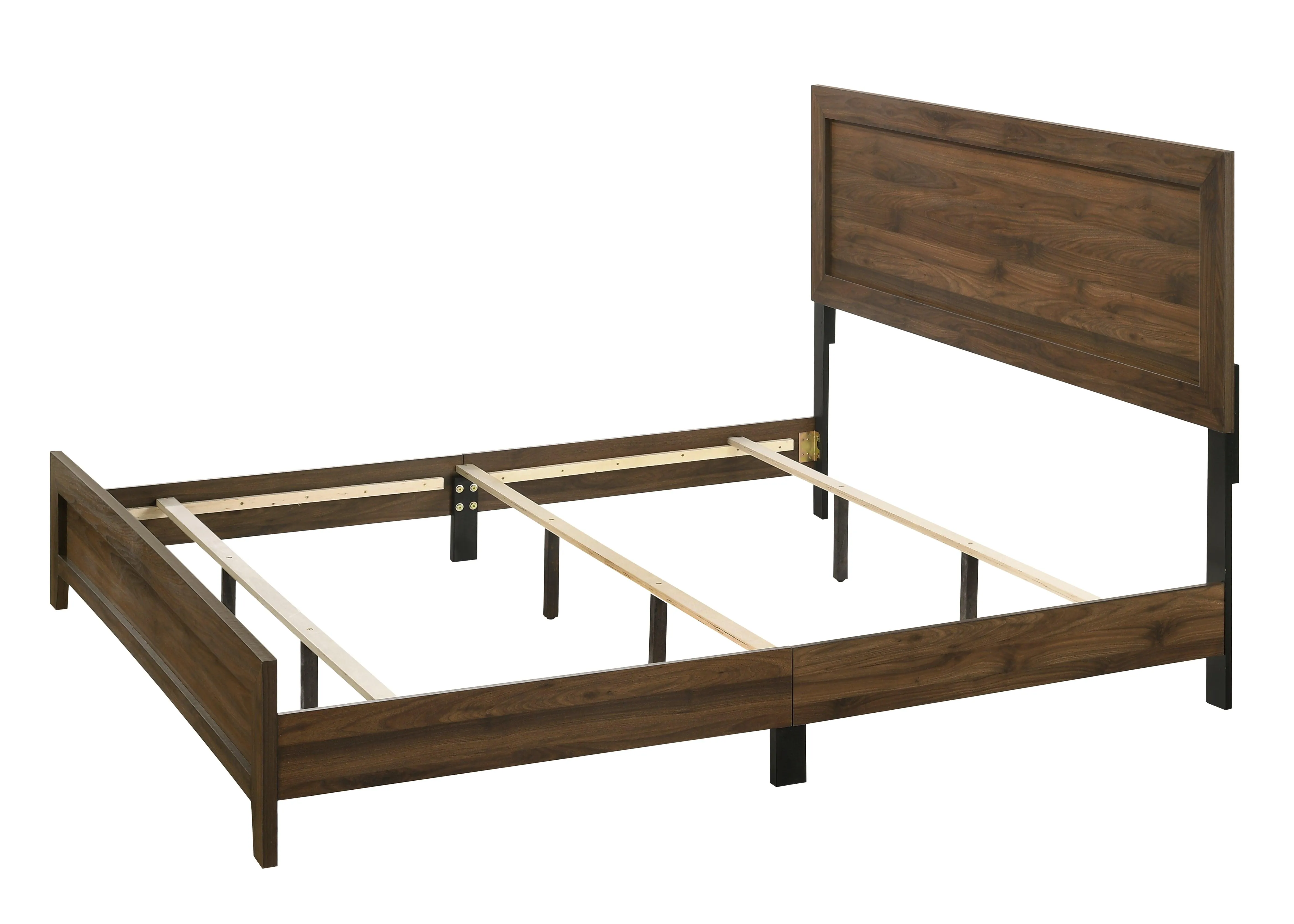 Millie Cherry Brown King Panel Bed - Image 2