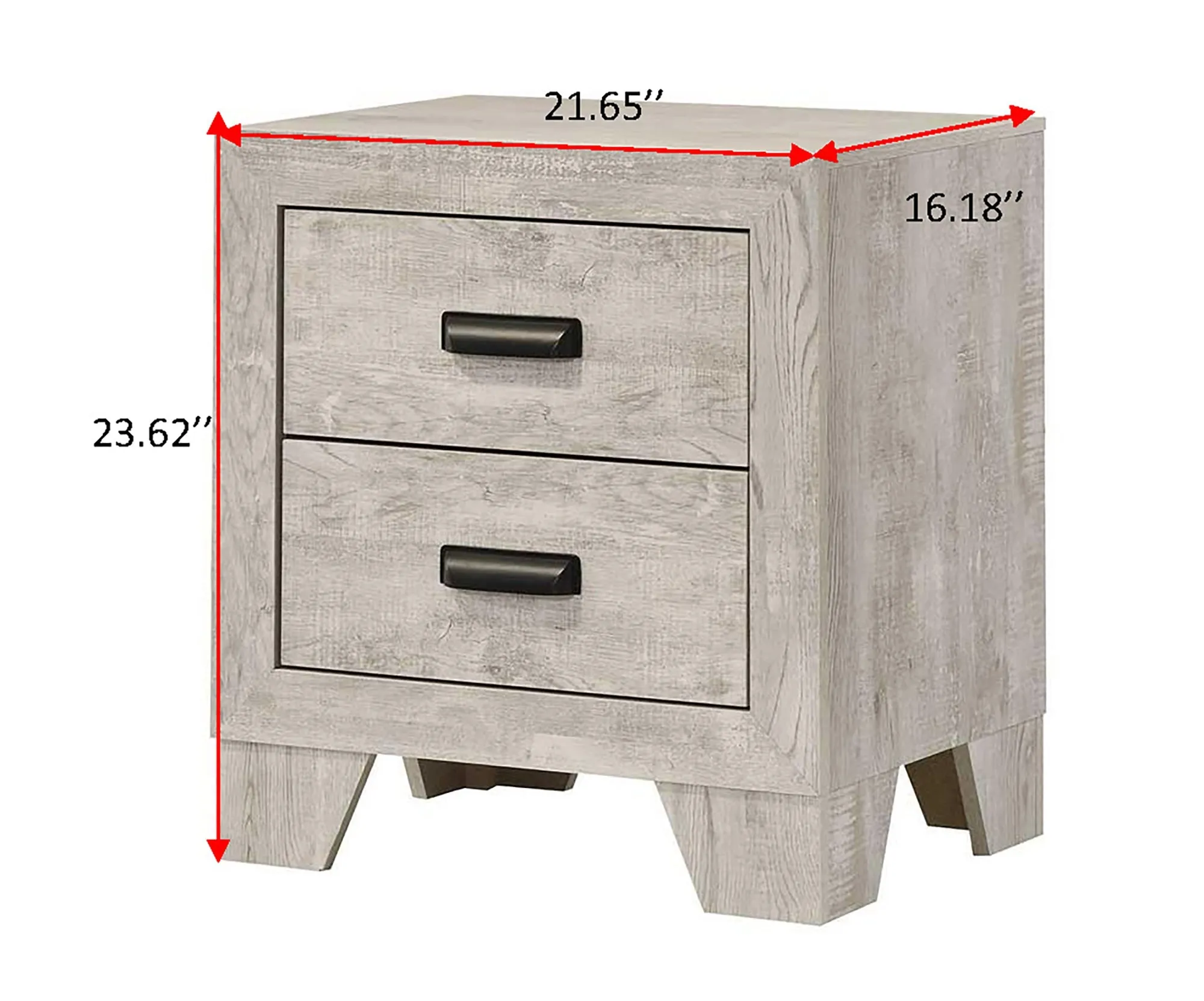 Millie White Nightstand - Image 3