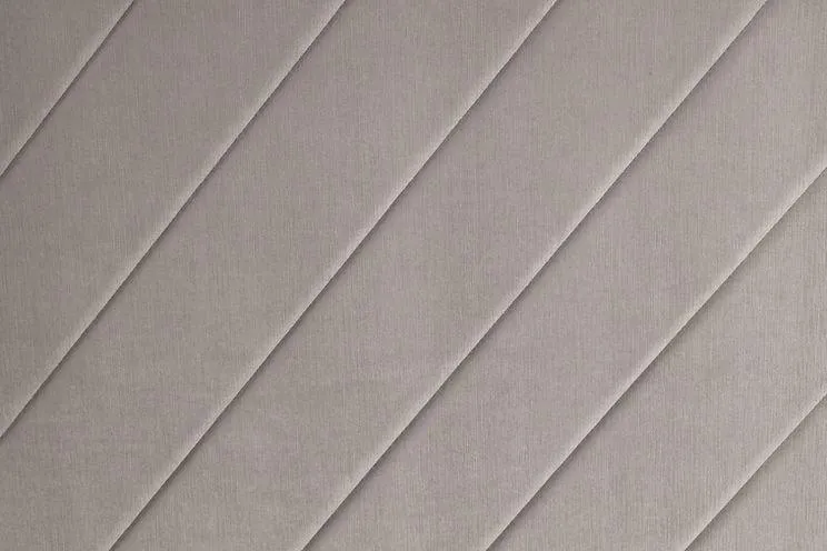 Mio Velvet Grey Queen Bed - Image 3