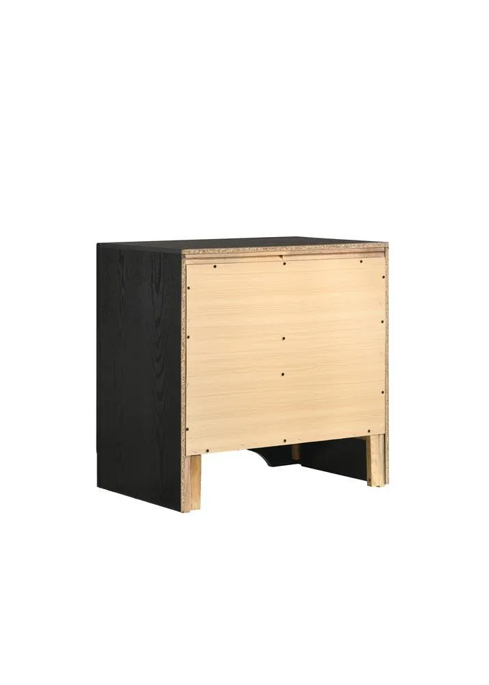 Miranda Black 2-Drawer Nightstand Tray - Image 10