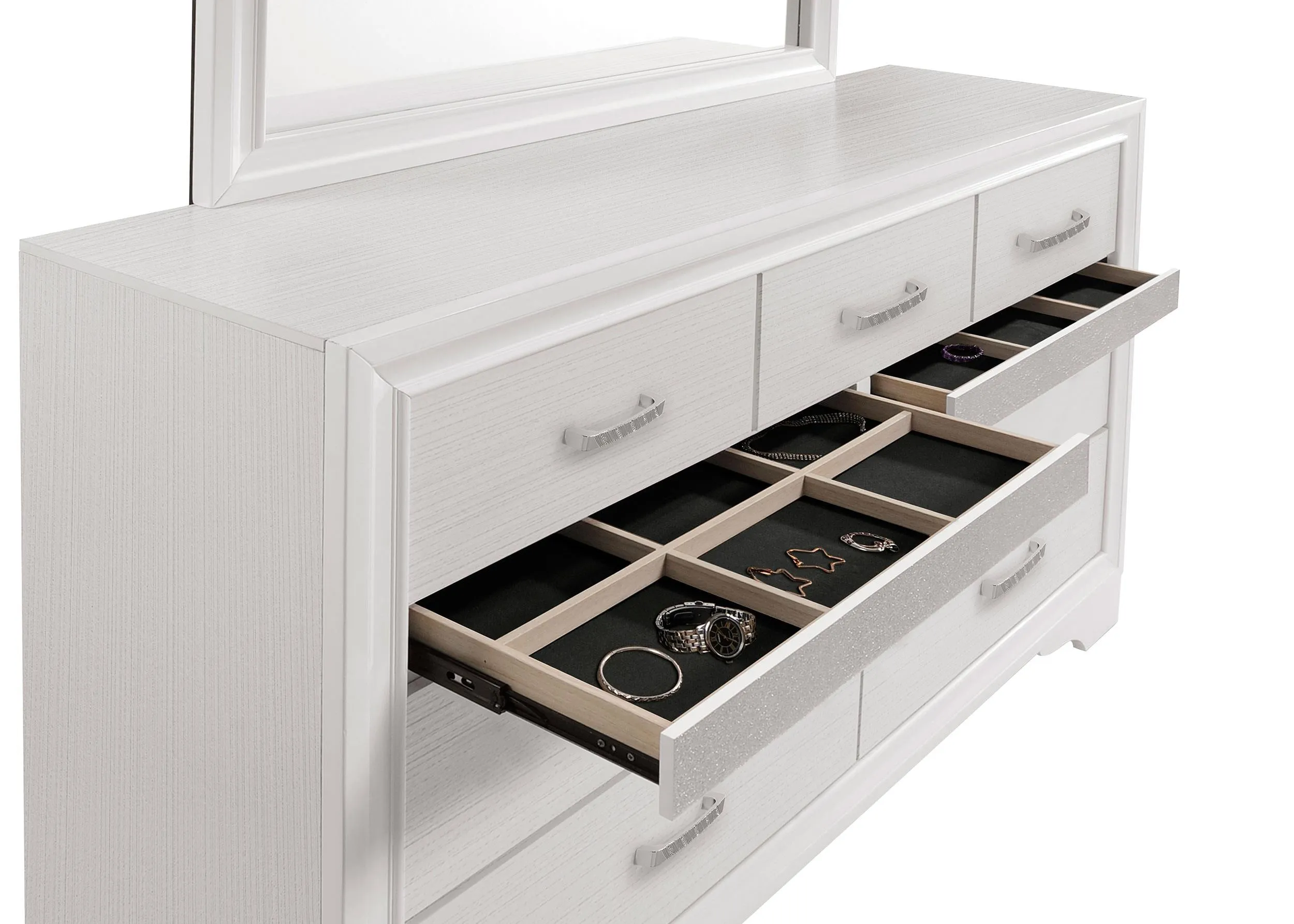 Miranda White 4-Piece Queen Bedroom Set - Image 13