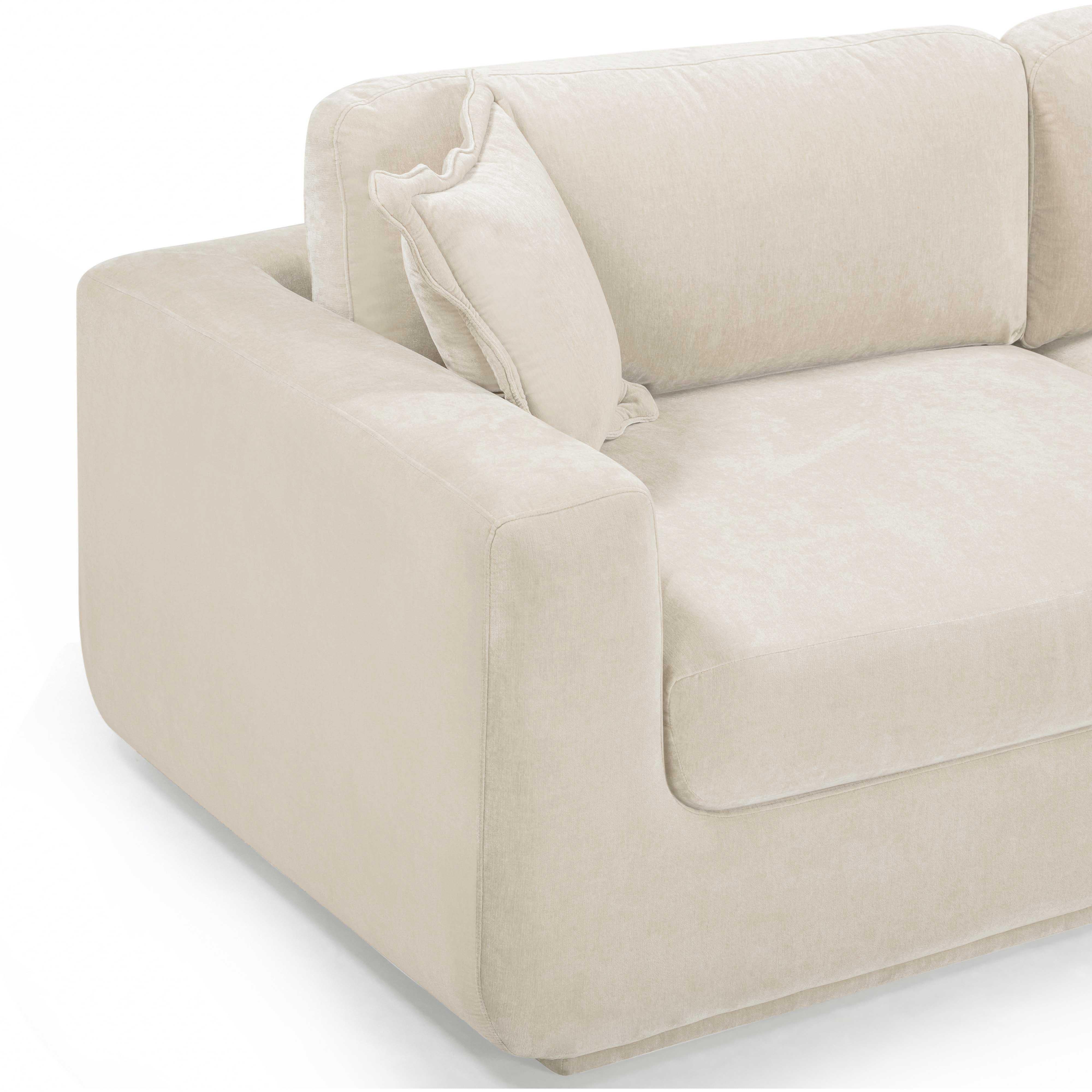 Miri Upcycled Washed Velvet Sofa - Image 14