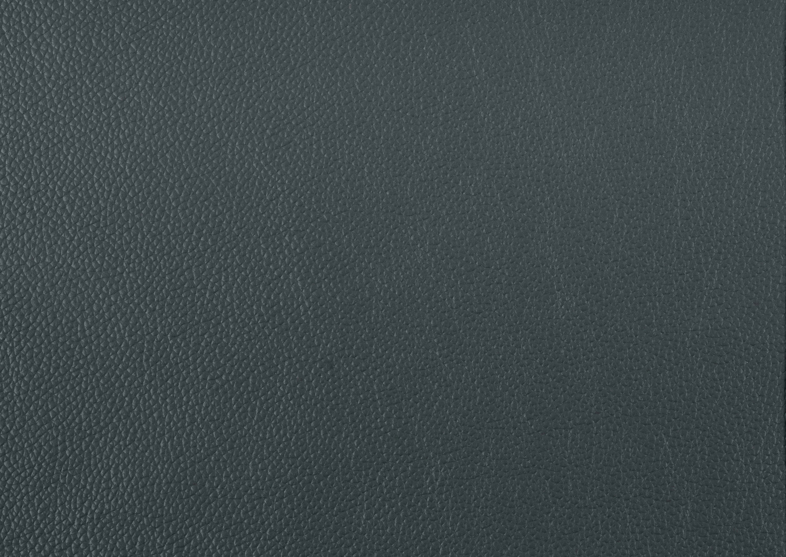 Mischa Dark Gray Top-Grain Leather Loveseat - Image 4