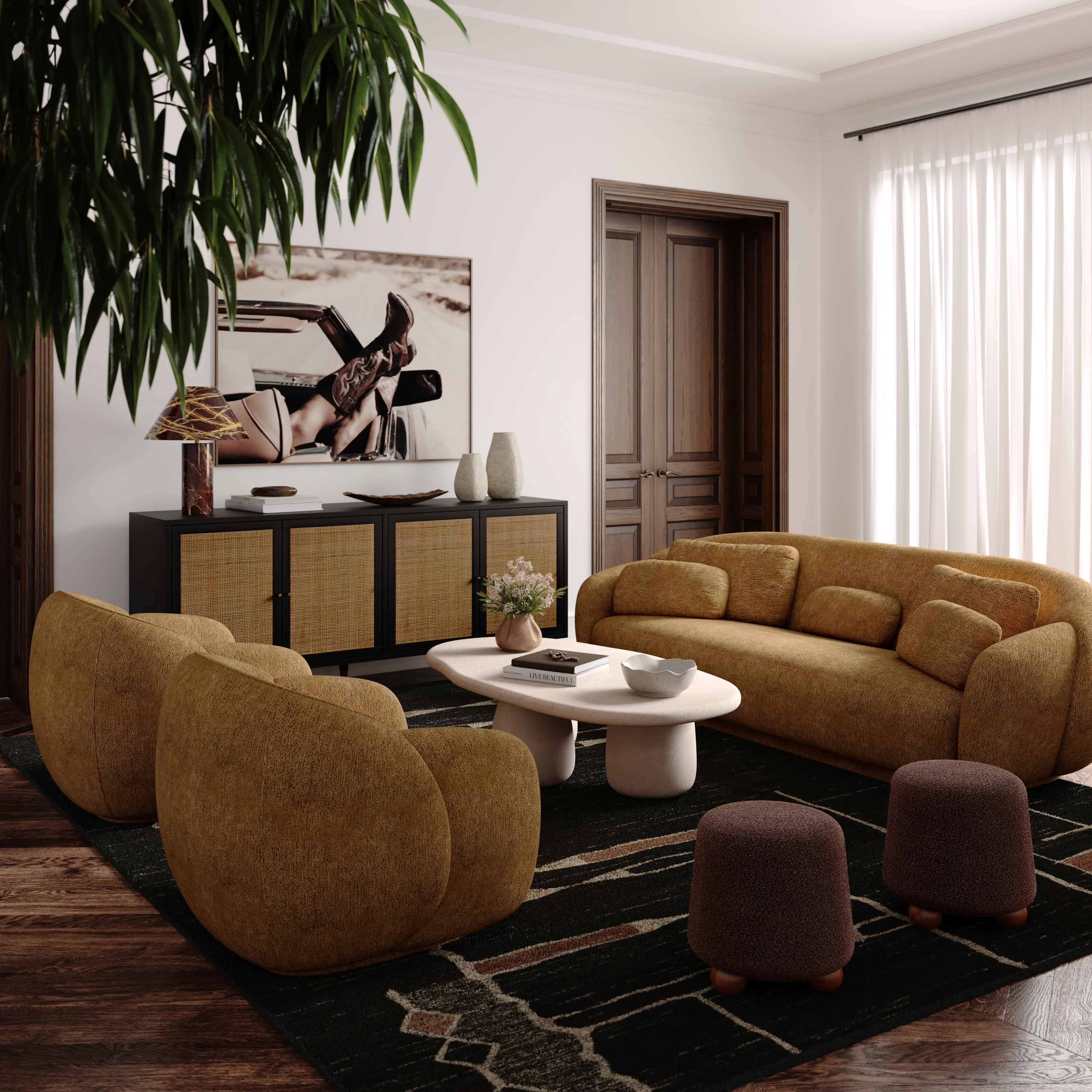 Misty Boucle Sofa - Image 8