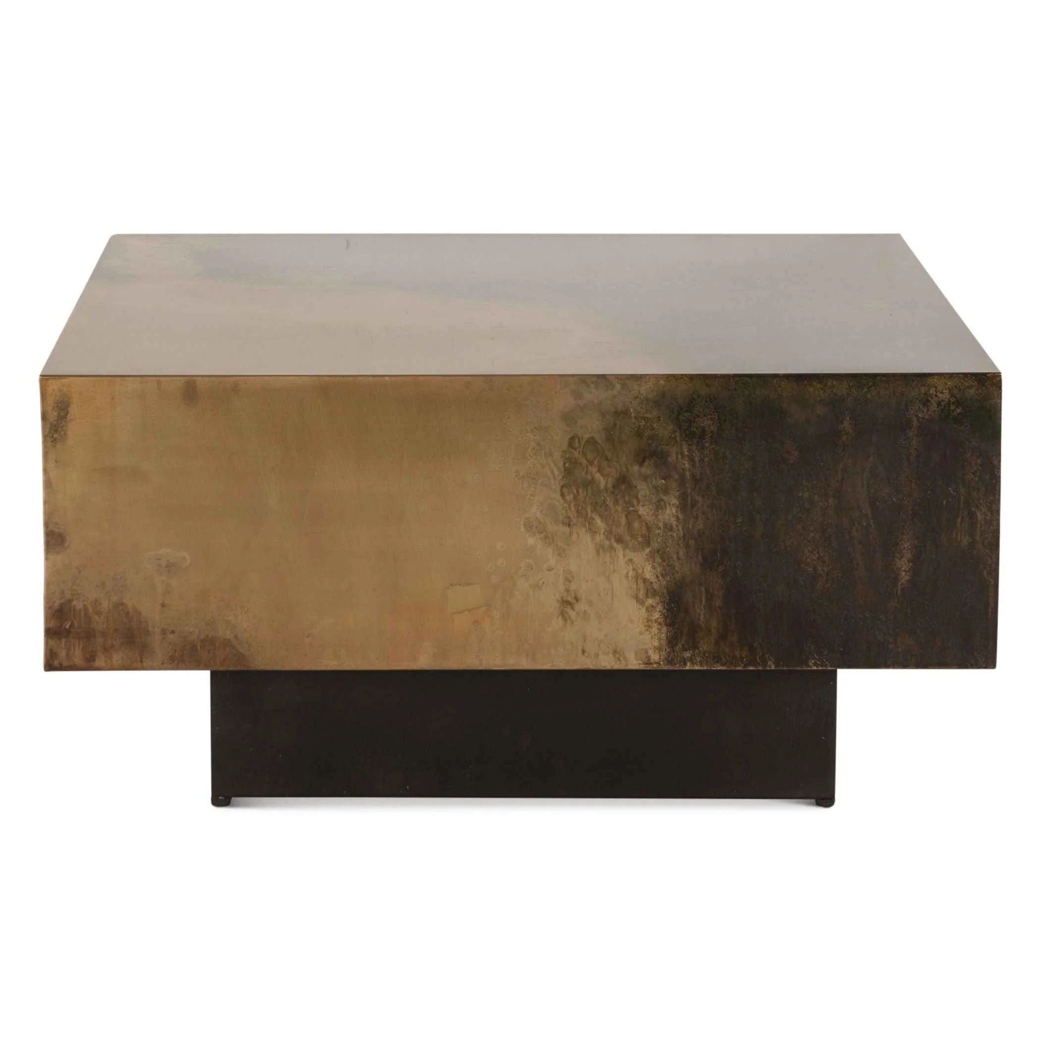 Moab 35" Coffee Table in Oxidized Copper - Image 2