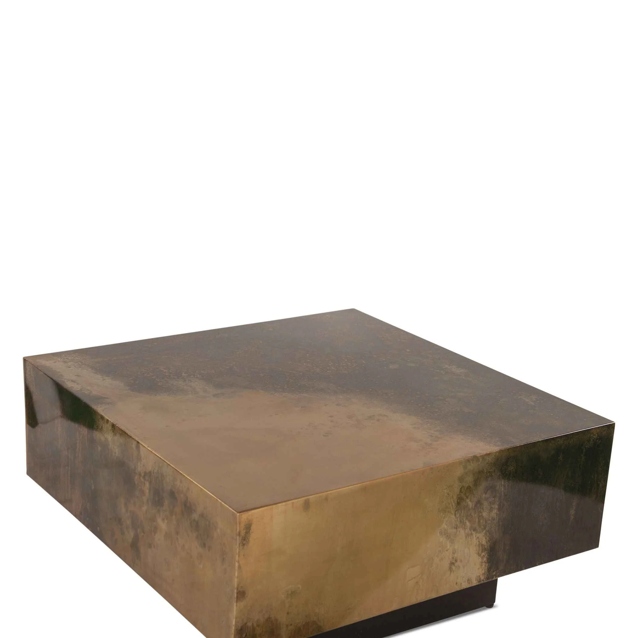 Moab 35" Coffee Table in Oxidized Copper - Image 4
