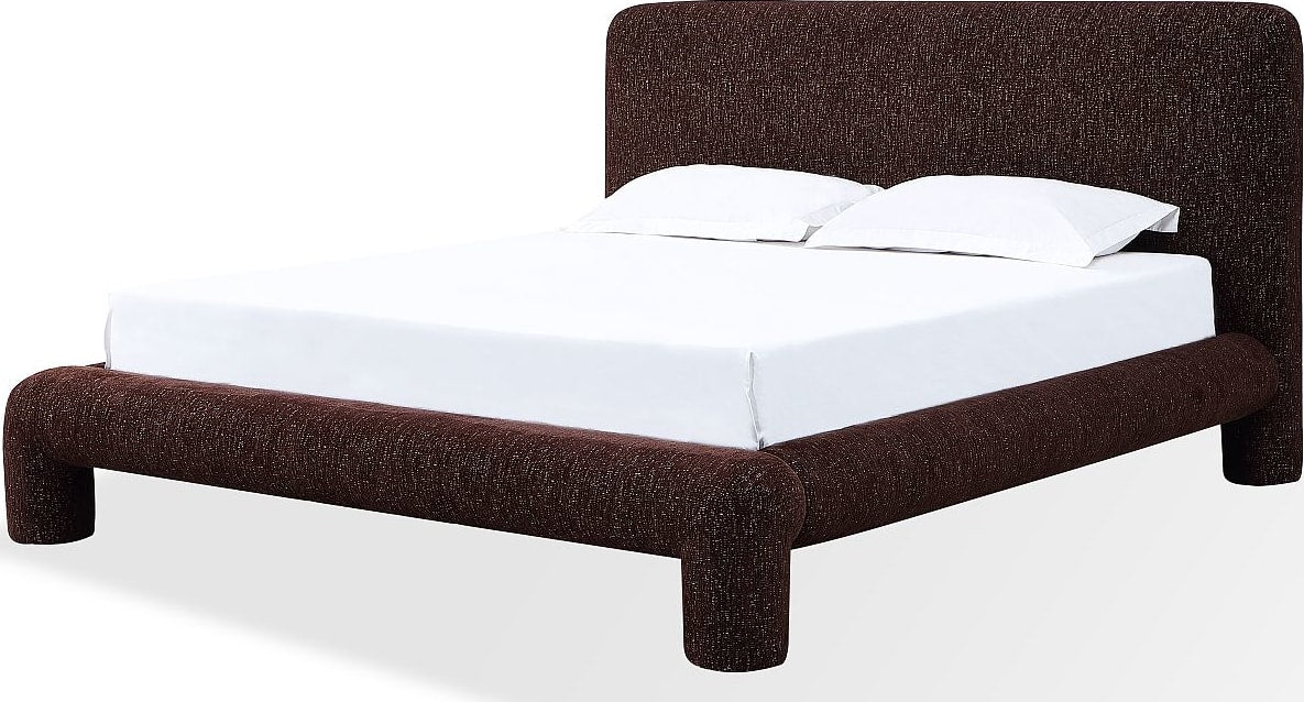 Mocoa Mongoose California King Fully Upholstered Platform Bed - Image 4