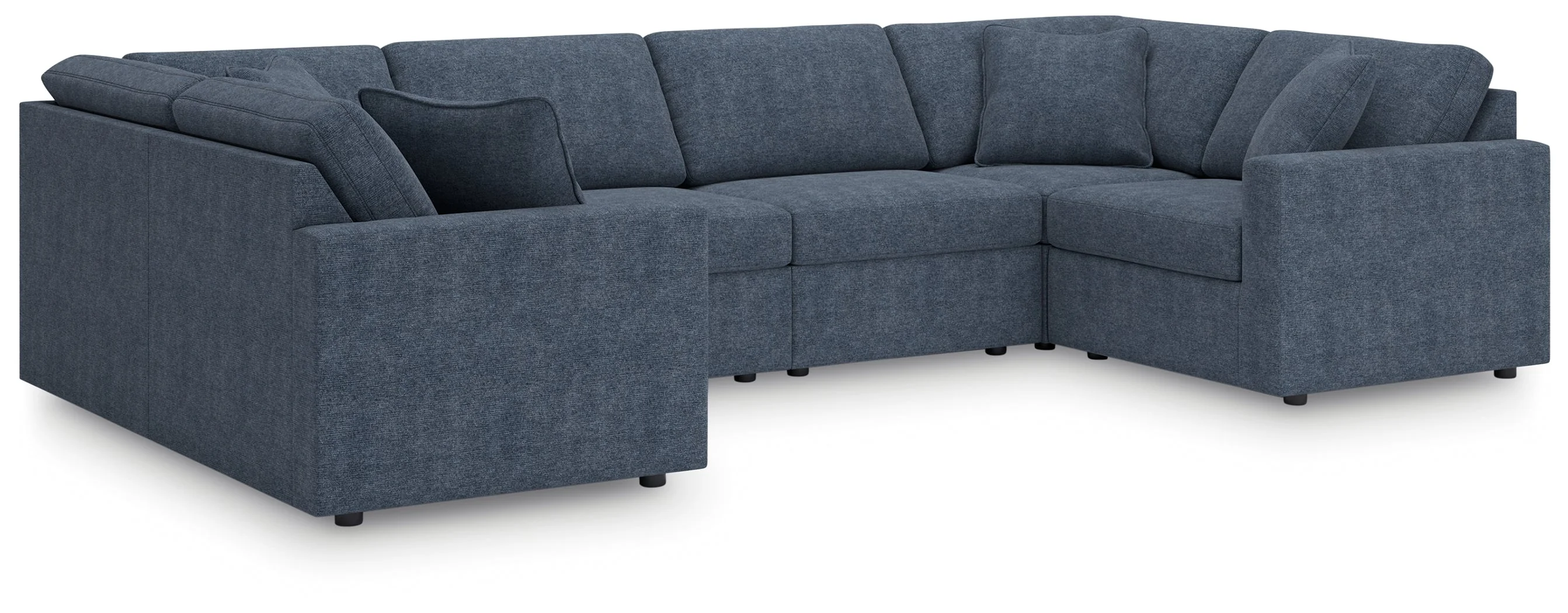 Modmax Ink 6-Piece Sectional with Ottoman - Image 5