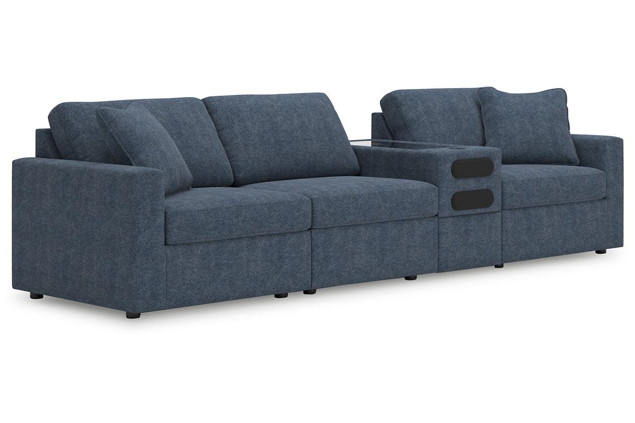 Modmax Ink 4-Piece Performance Fabric Sectional