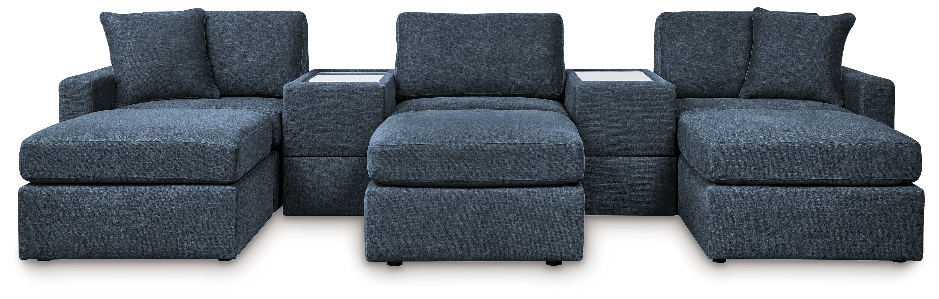 Modmax Ink 5-Piece Sectional with Ottoman - Image 2