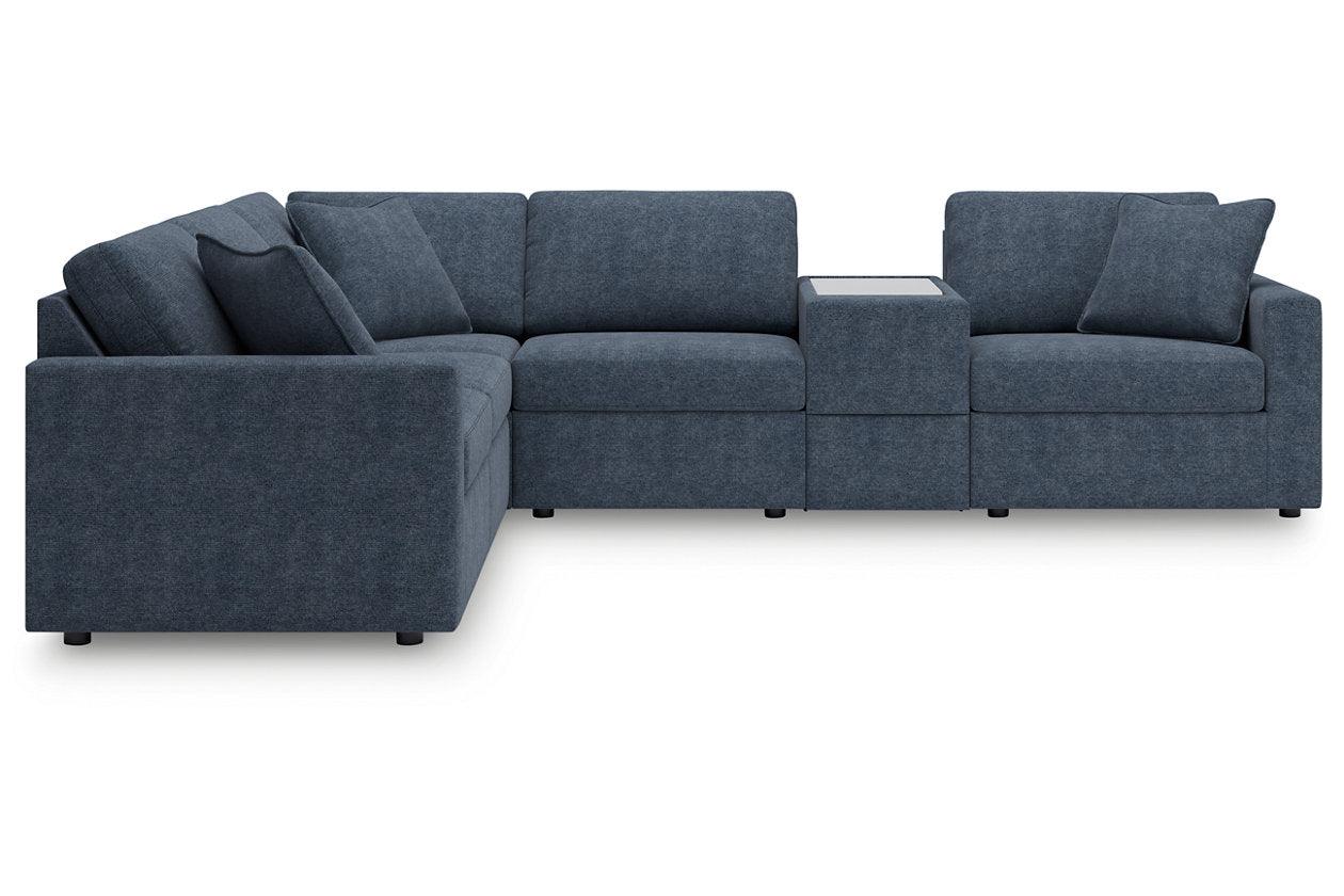 Modmax Ink 6-Piece Performance Fabric Modular Sectional - Image 2
