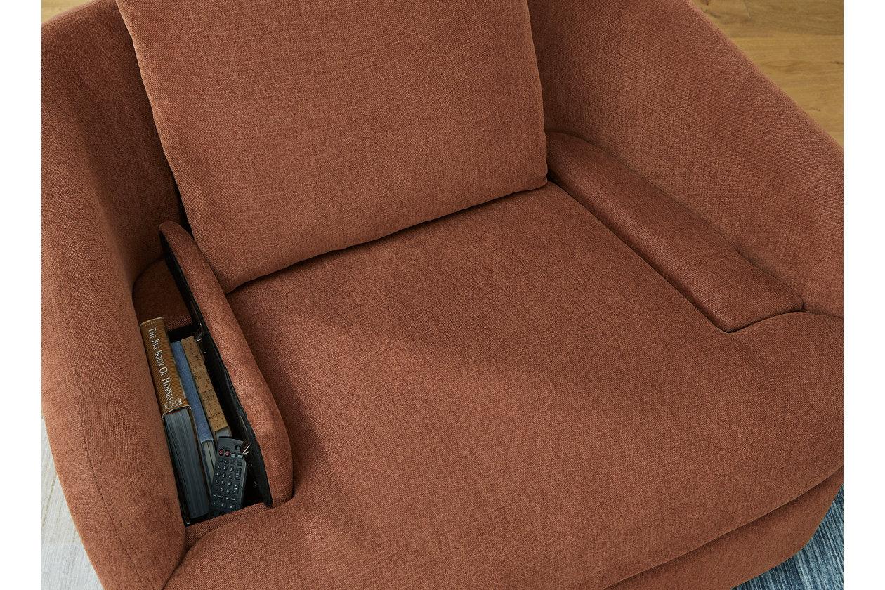 Modmax Spice 6-Piece Sectional and Swivel Glider Recliner - Image 29