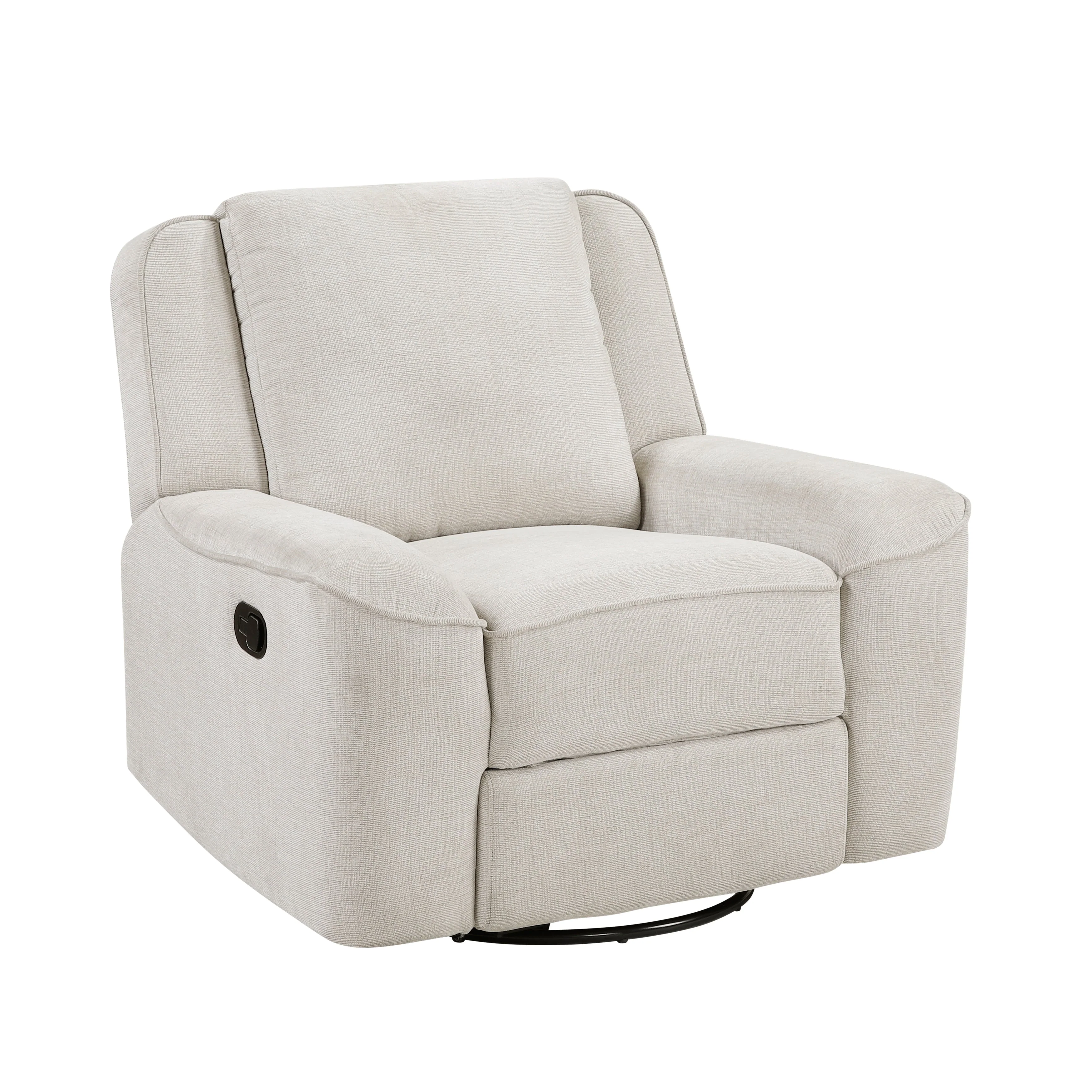Monterey Beige Swivel Reclining Chair - Image 2