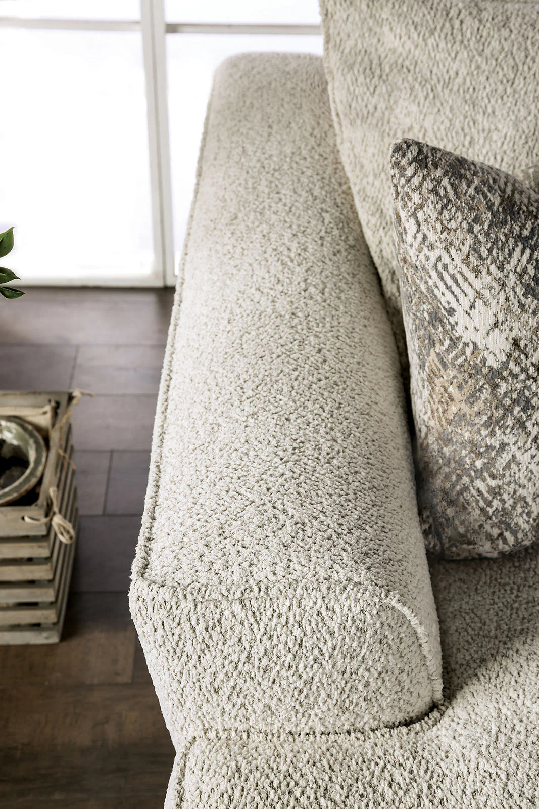 Moorpark Off-White Sofa & Loveseat - Image 5
