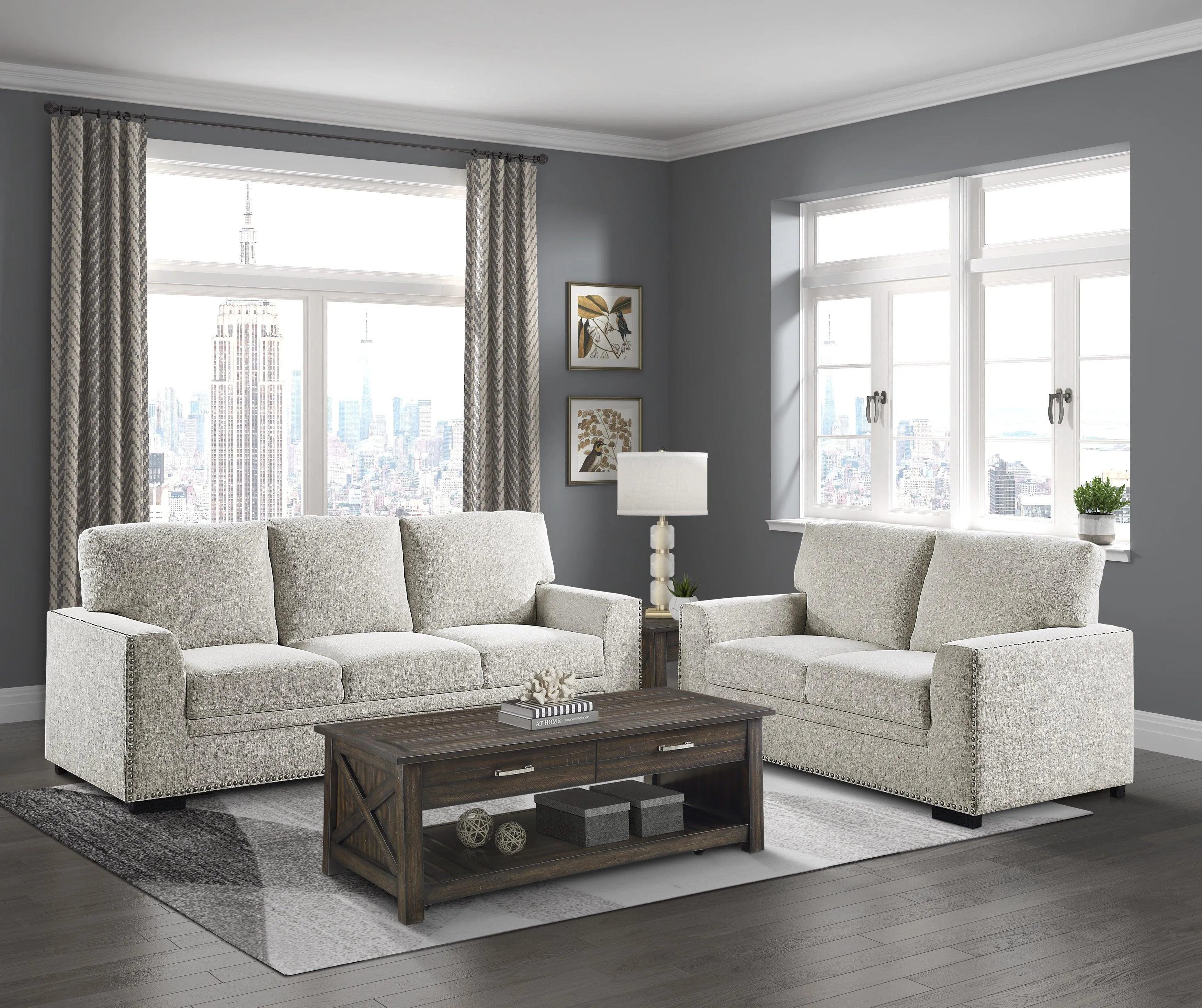 Morelia Beige Sofa - Image 5
