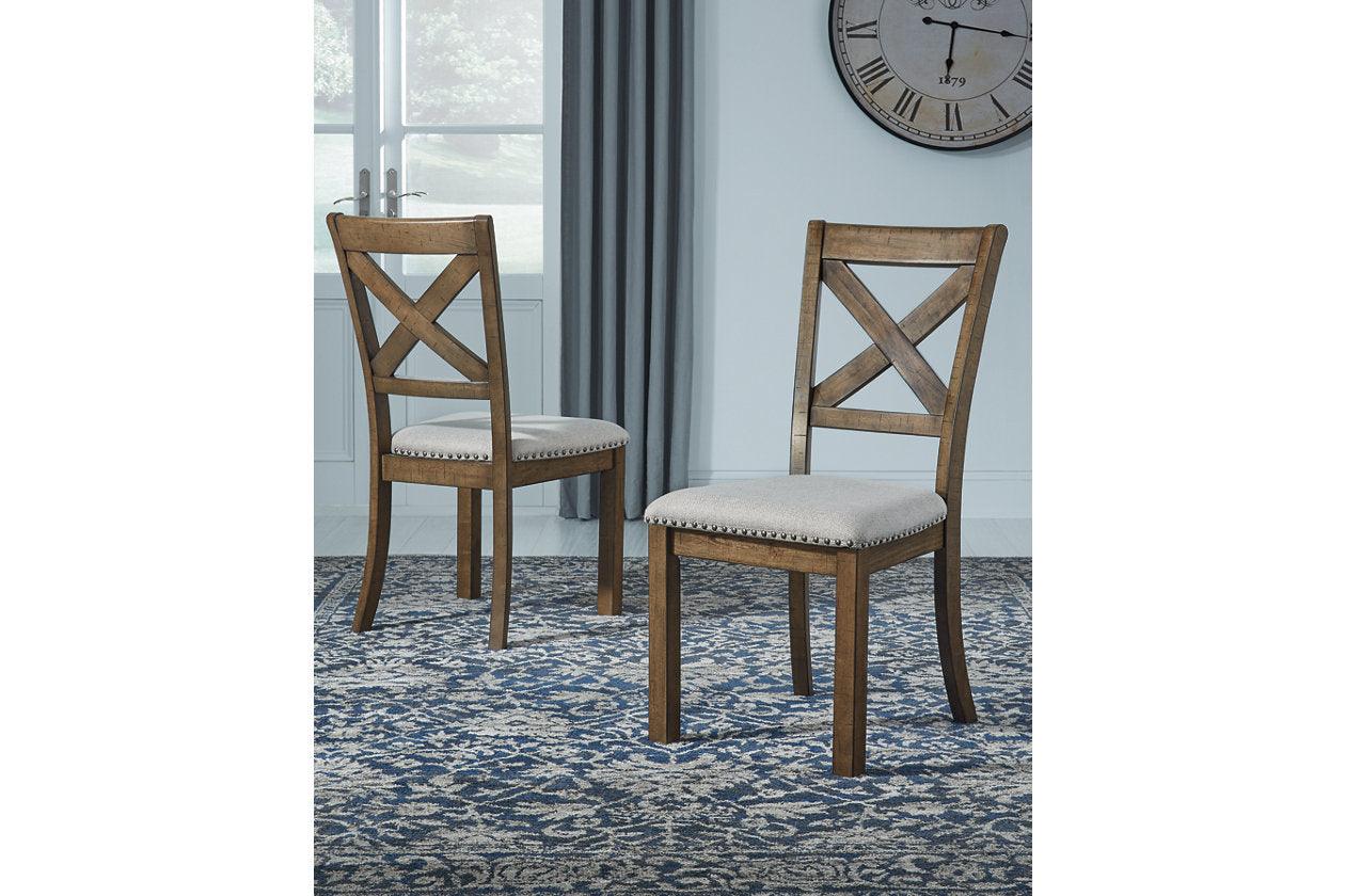 Moriville Grayish Brown Dining Chair, Set of 2