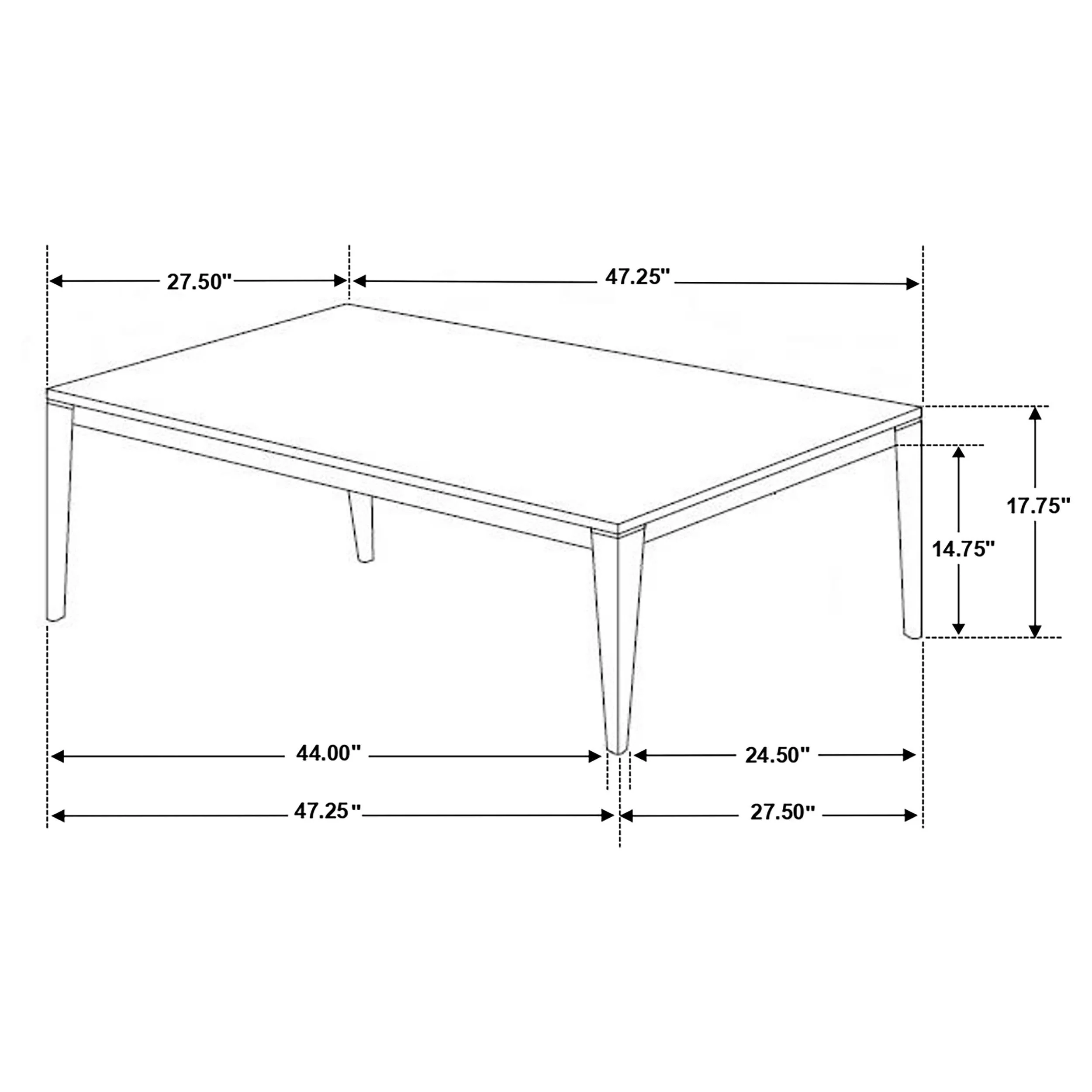 Mozzi Gray 3-Piece Faux Marble Coffee and End Table Set - Image 13