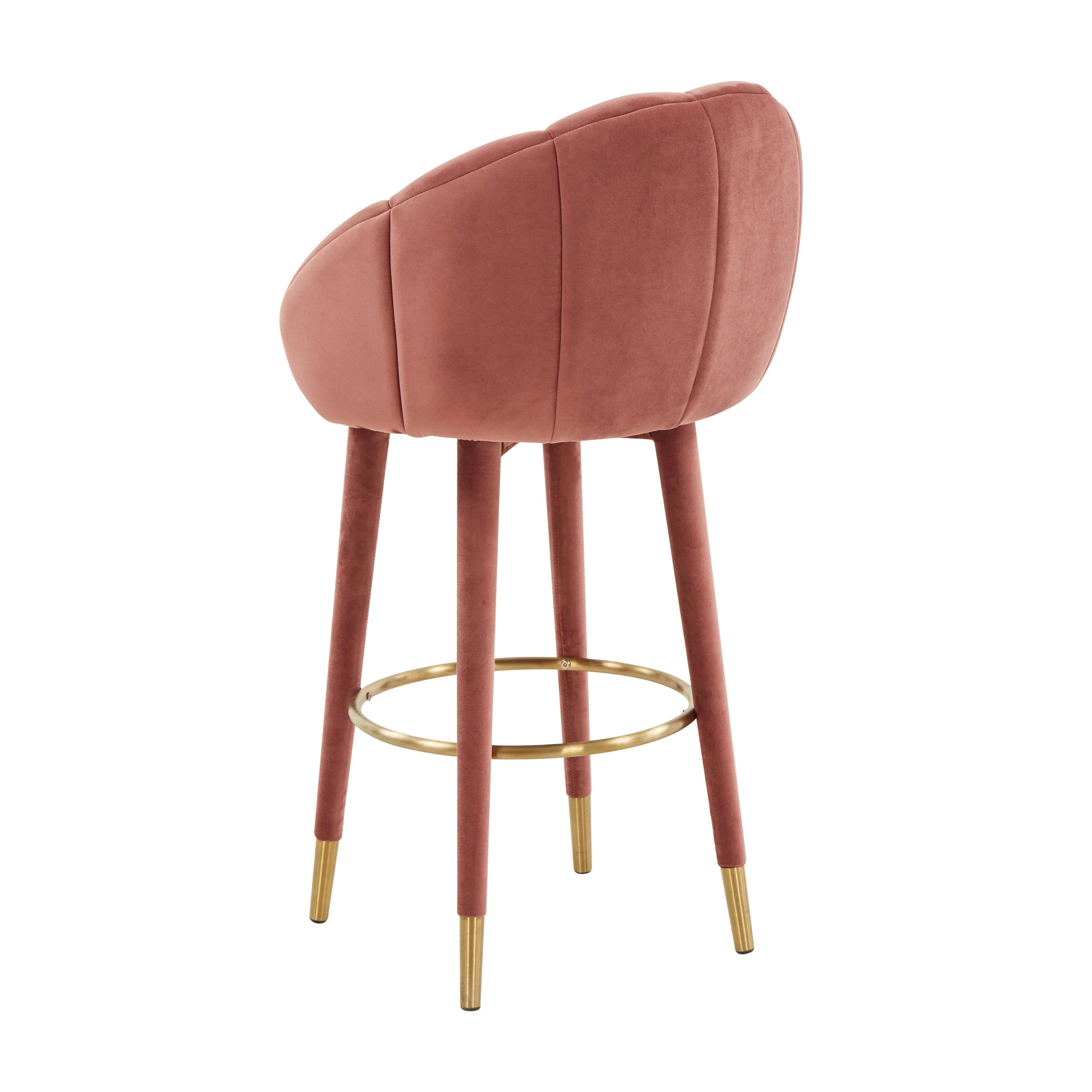 Myla Velvet Swivel Stool - Image 13
