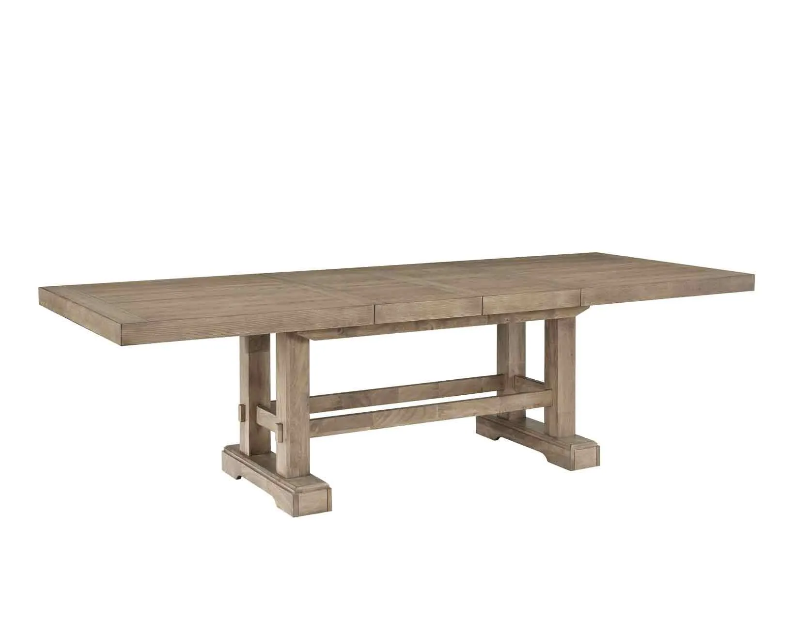 Napa 108-inch Dining Table with 2/18-inch Leaves, Sand - Image 3