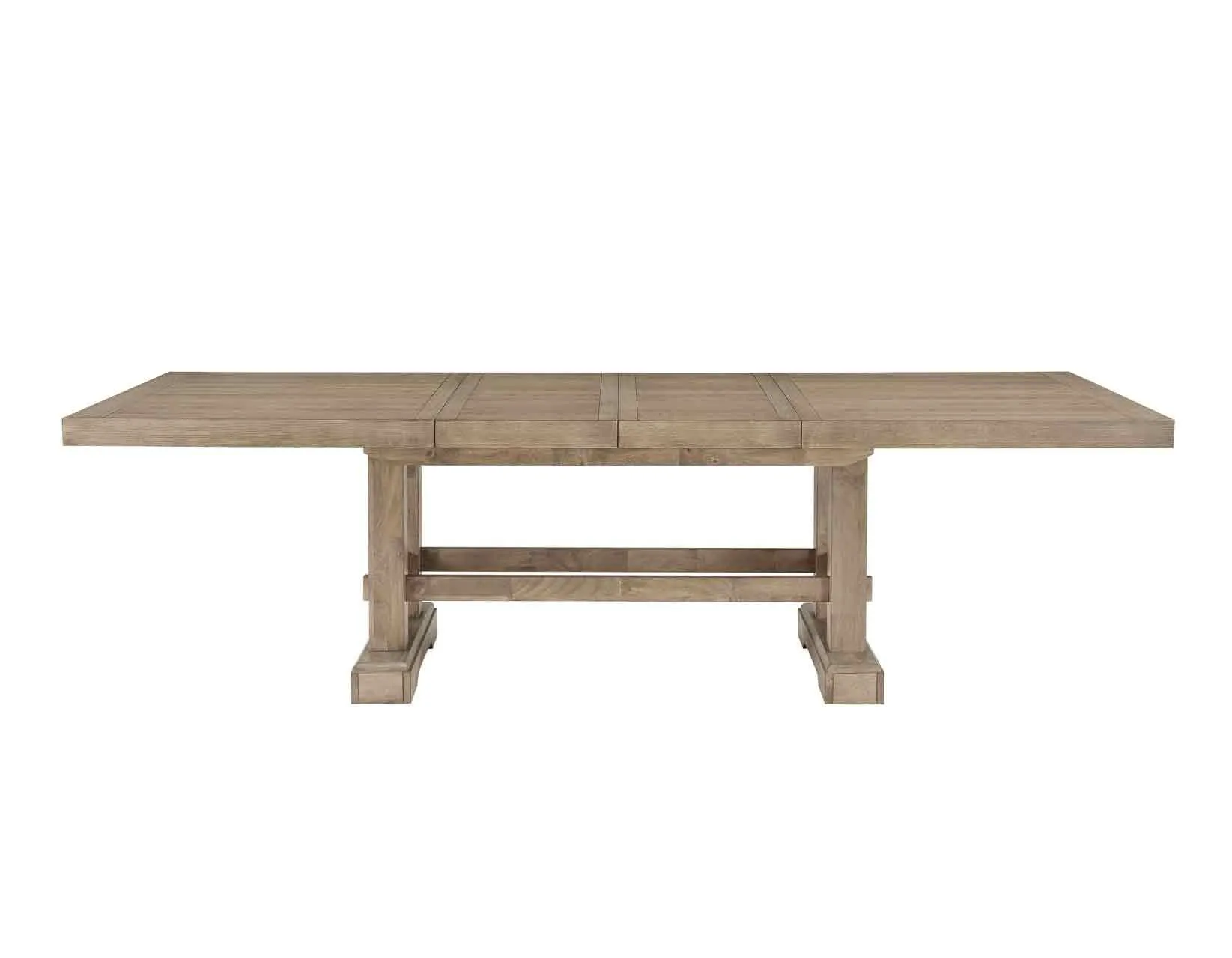 Napa 108-inch Dining Table with 2/18-inch Leaves, Sand - Image 5