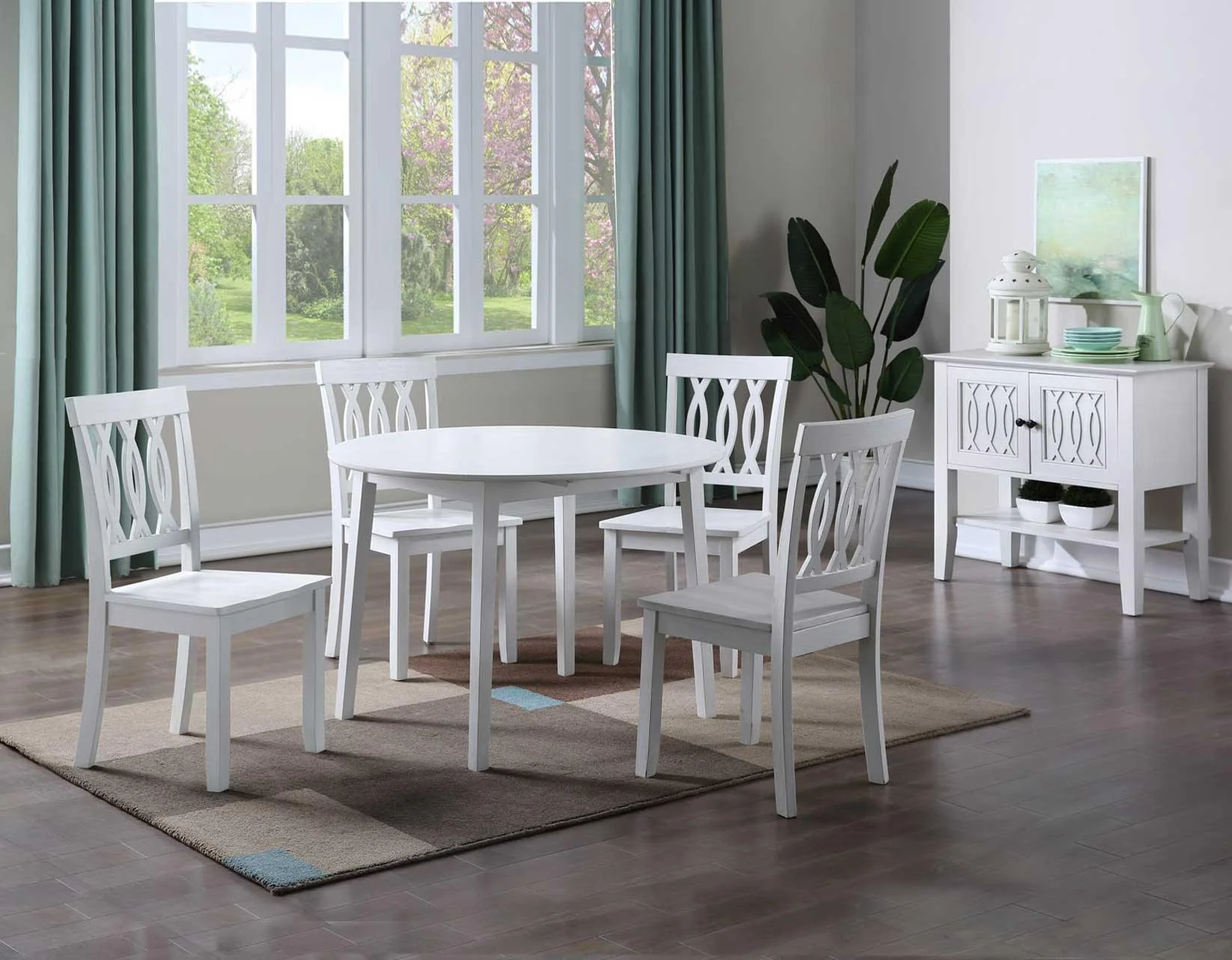 Naples Side Chair, White, Set of 2 - Image 6