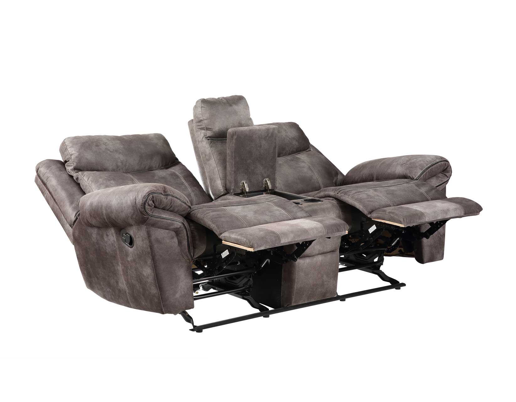 Nashville Gray 3-Piece Manual Reclining Set - Image 16