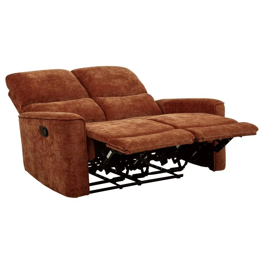 Navarro Chenille Upholstered Reclining Loveseat - Image 18