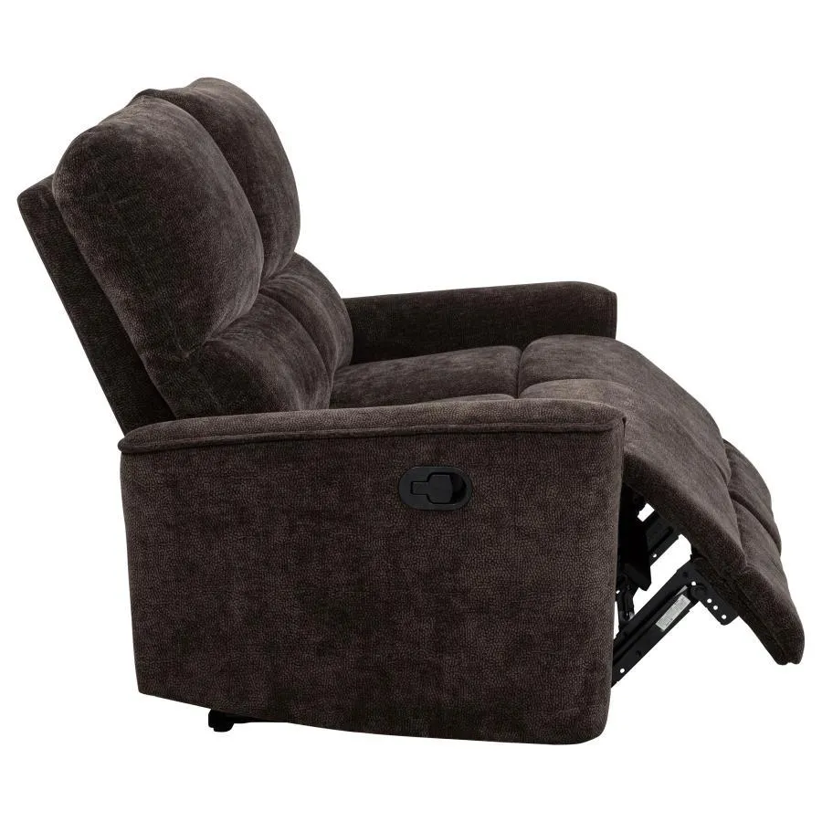 Navarro Chenille Upholstered Reclining Loveseat - Image 23