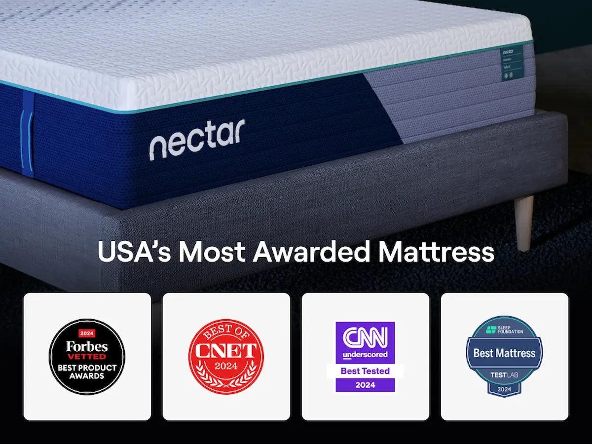 Nectar Hybrid Premier 5.1 White Twin XL Mattress - Image 6