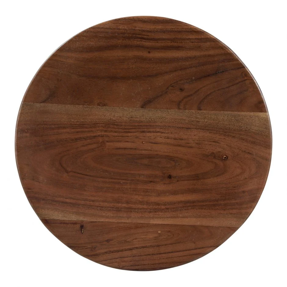 Nels End Table Dark Brown - Image 3