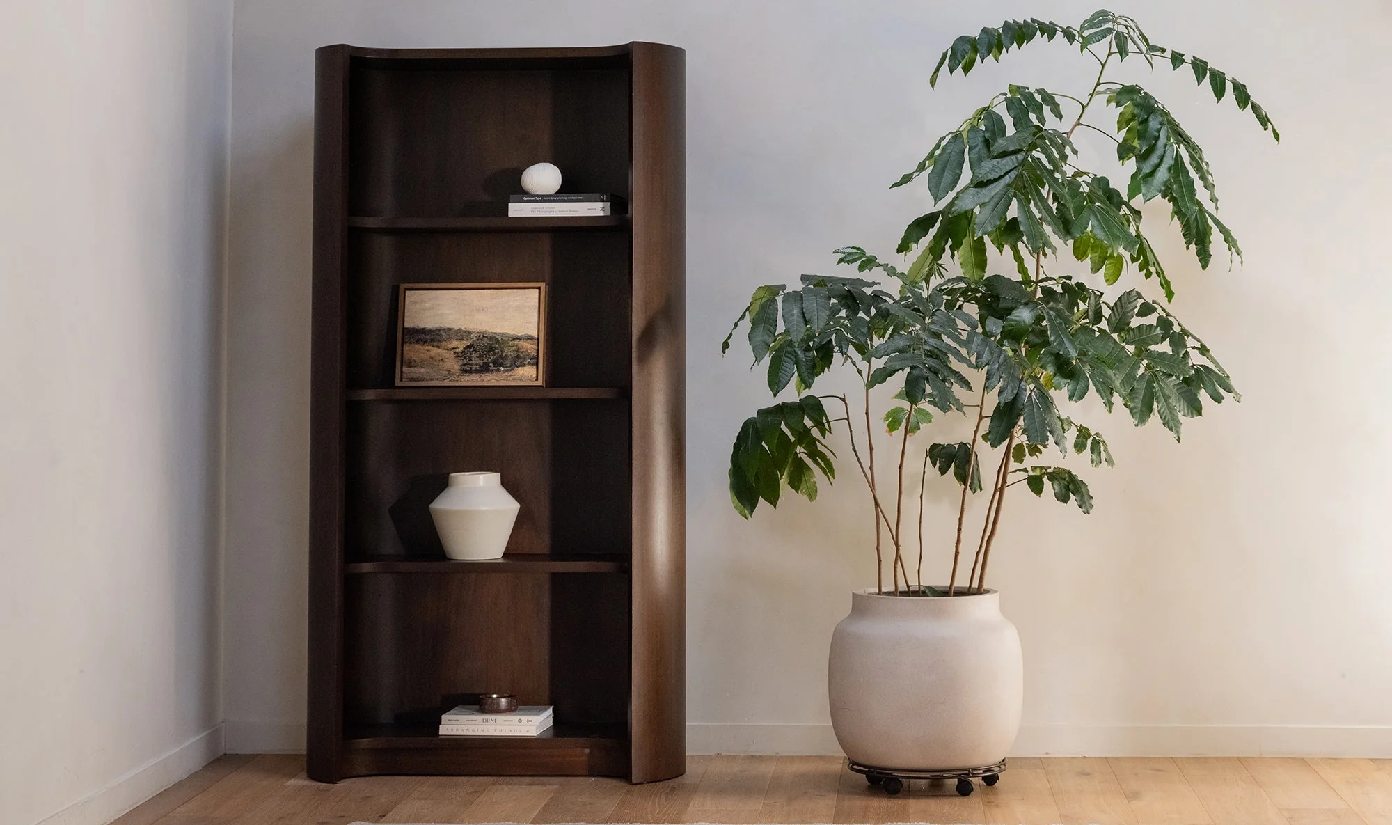 Nera Bookcase Brown - Image 4