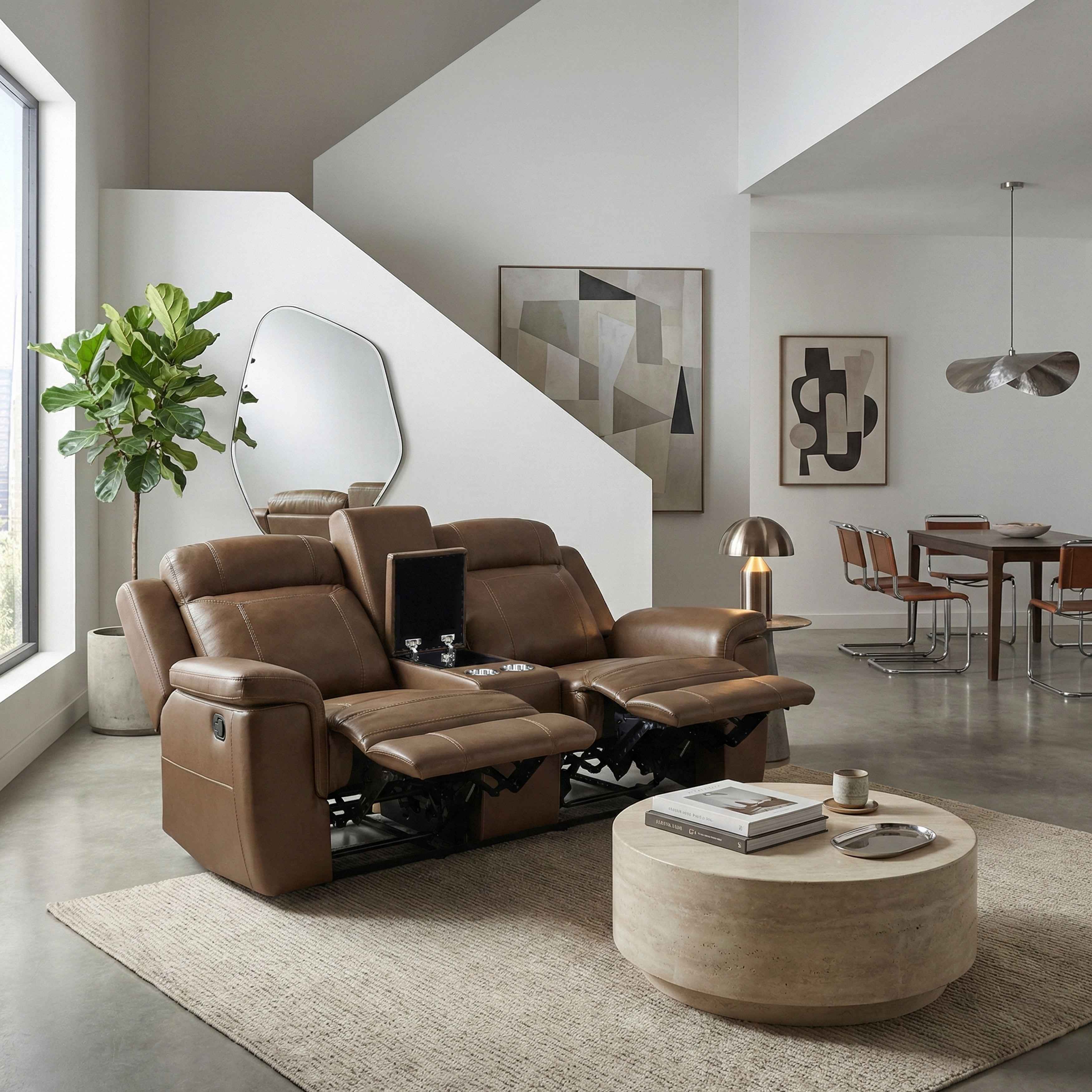 Nest Camel 3-Piece Reclining Living Room Set - Image 25