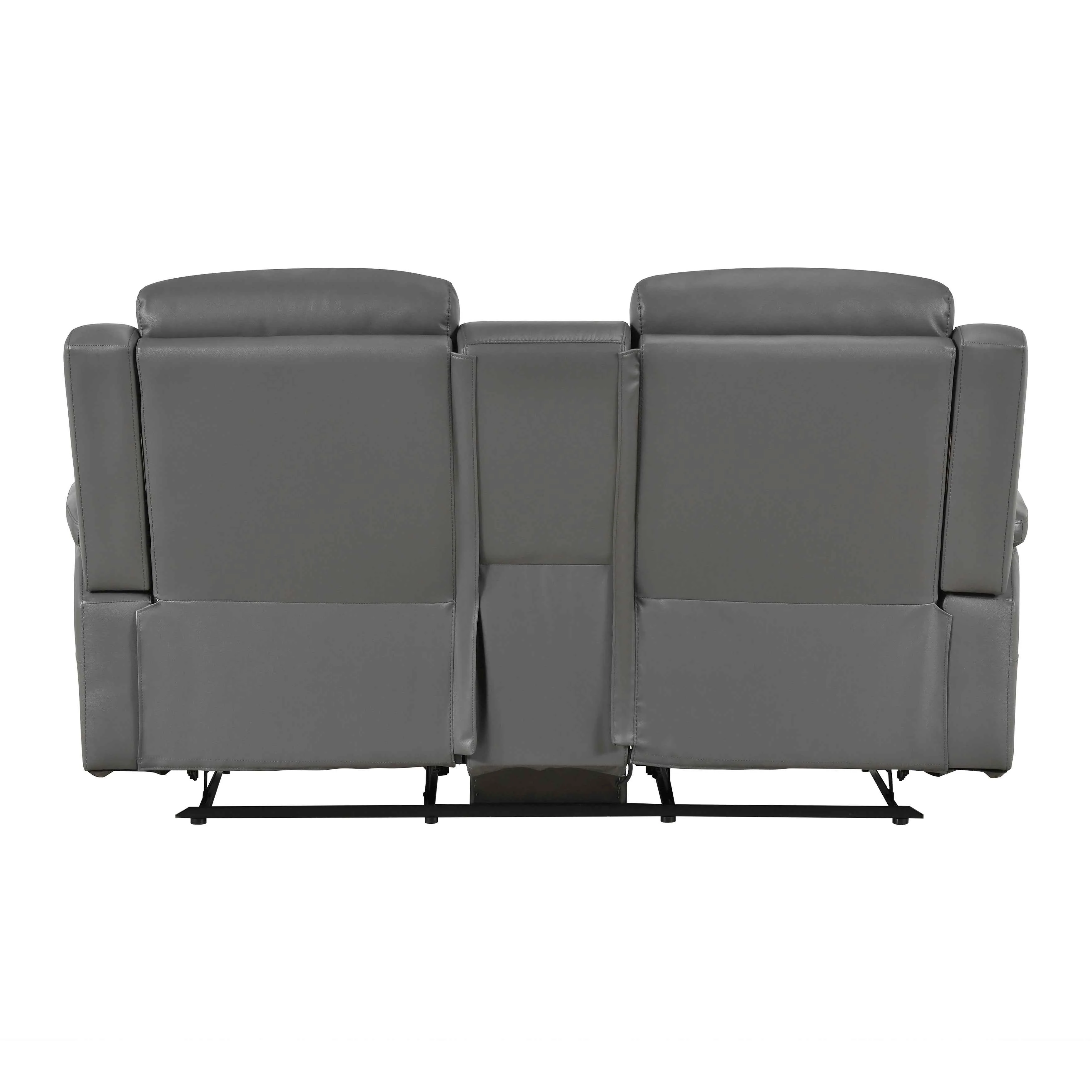 Nest Dark Gray 3-Piece Reclining Living Room Set - Image 8