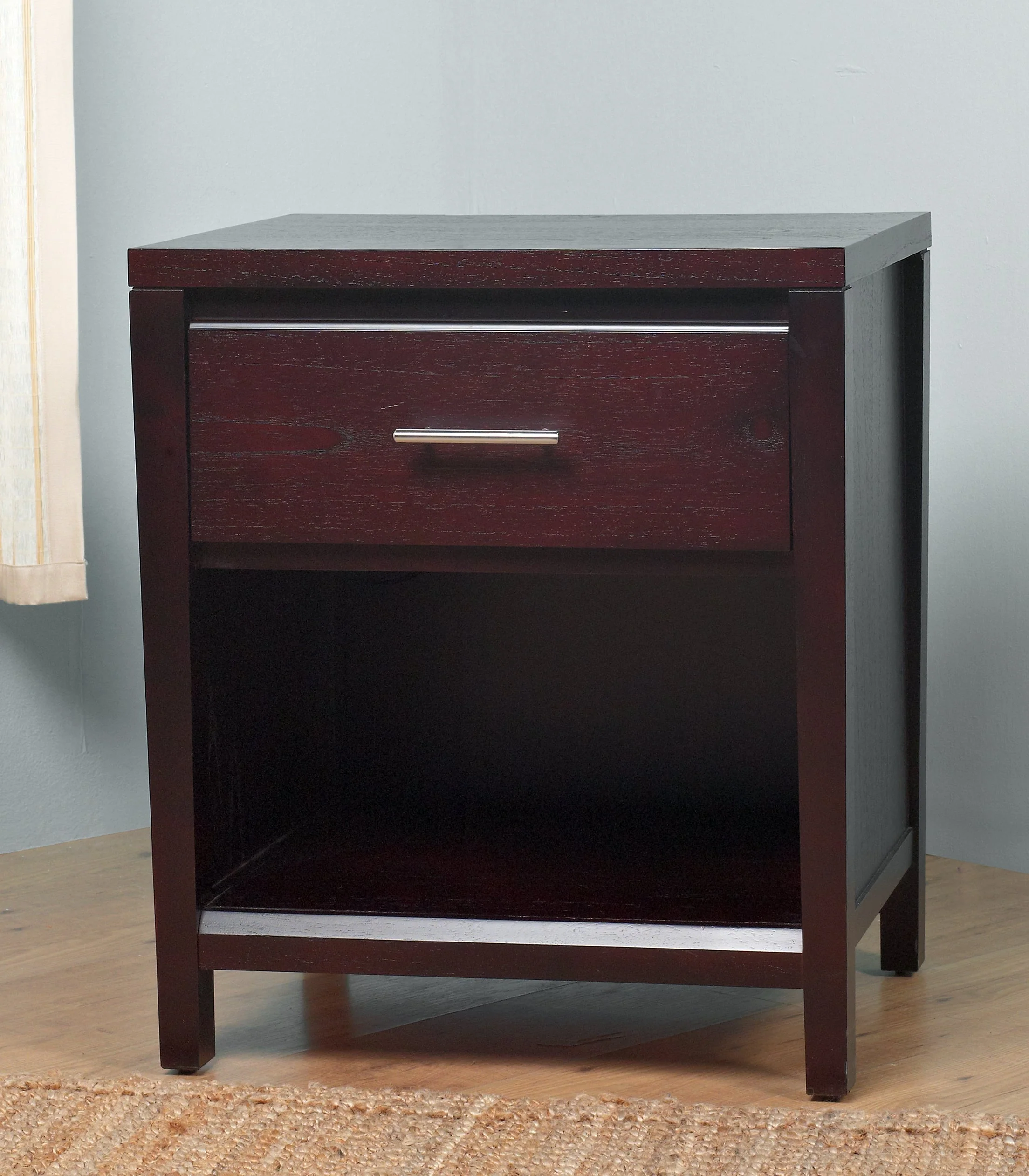 Nevis One Drawer Nightstand in Espresso - Image 4