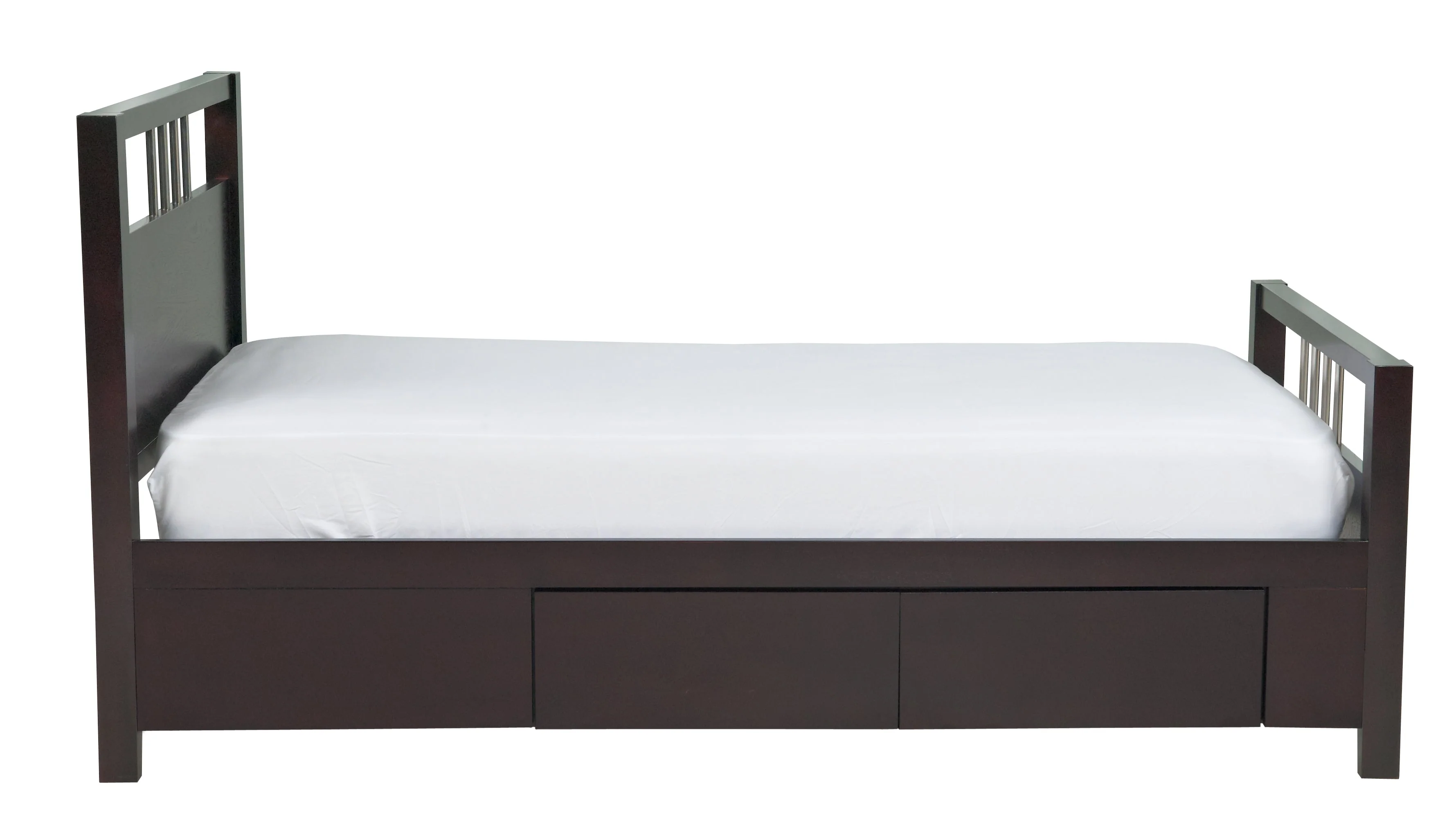 Nevis Queen Platform Storage Bed in Espresso - Image 8