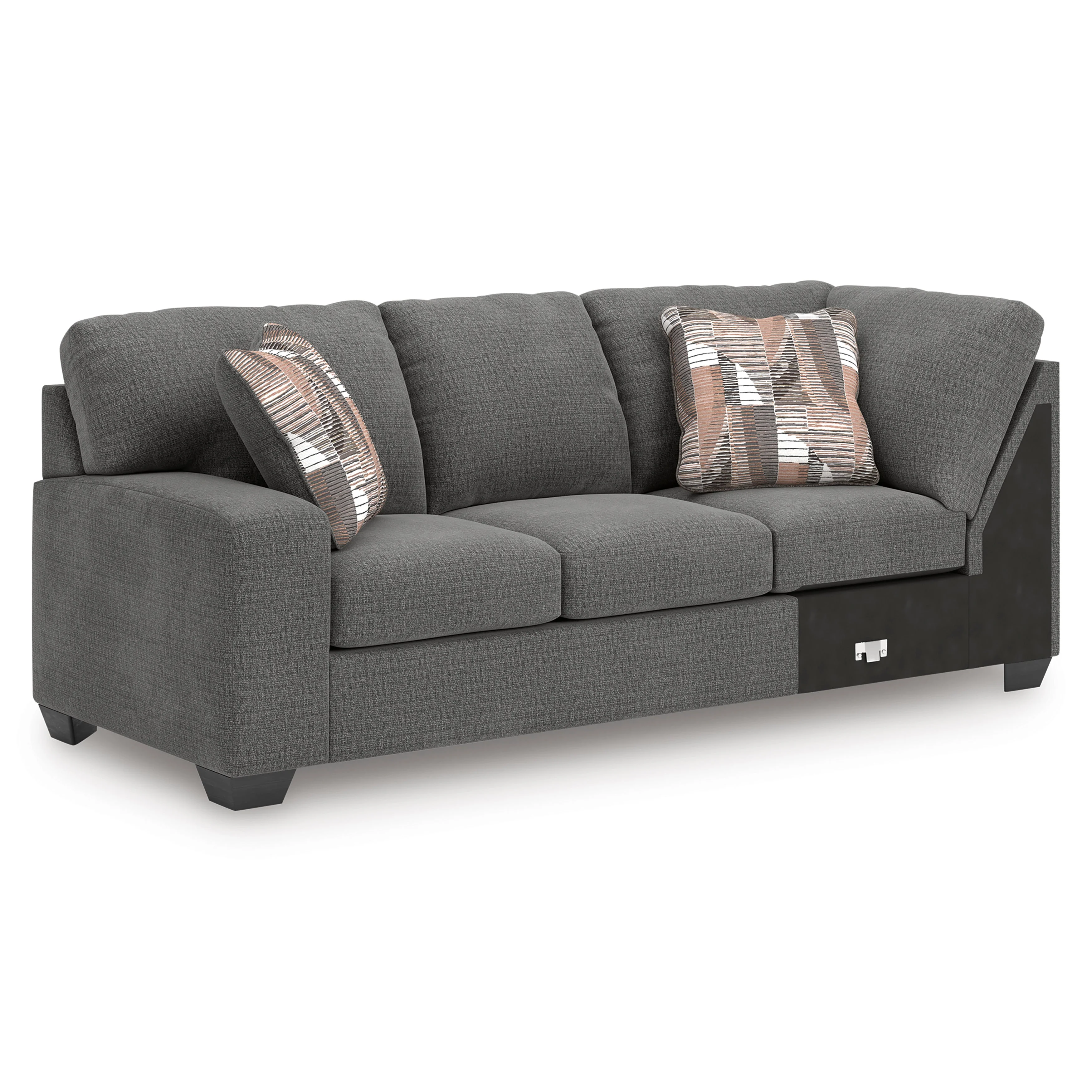 Newellen Greystone 3-Piece Right Arm Facing Sectional - Image 6