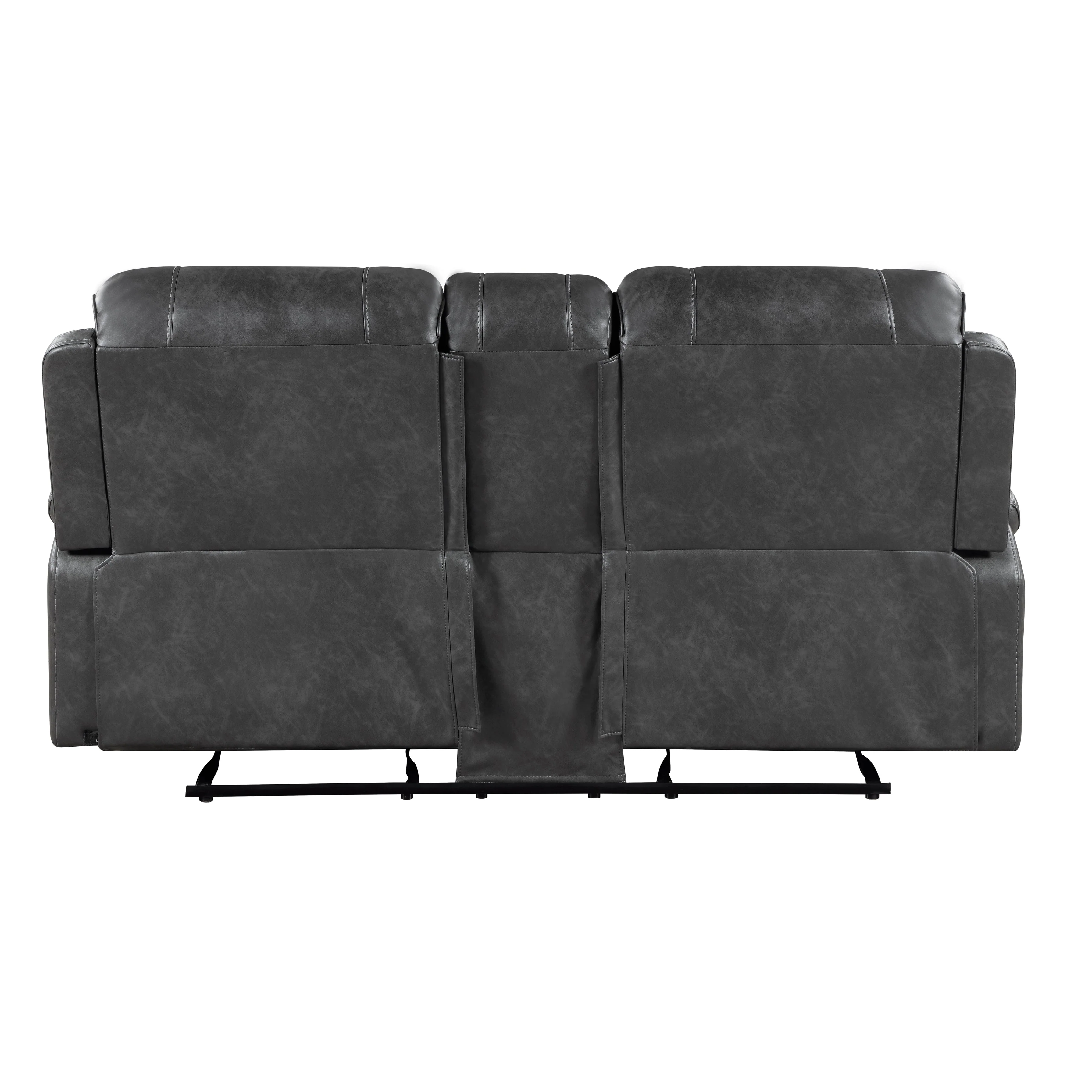Newnan Gray Double Reclining Living Room Set - Image 12