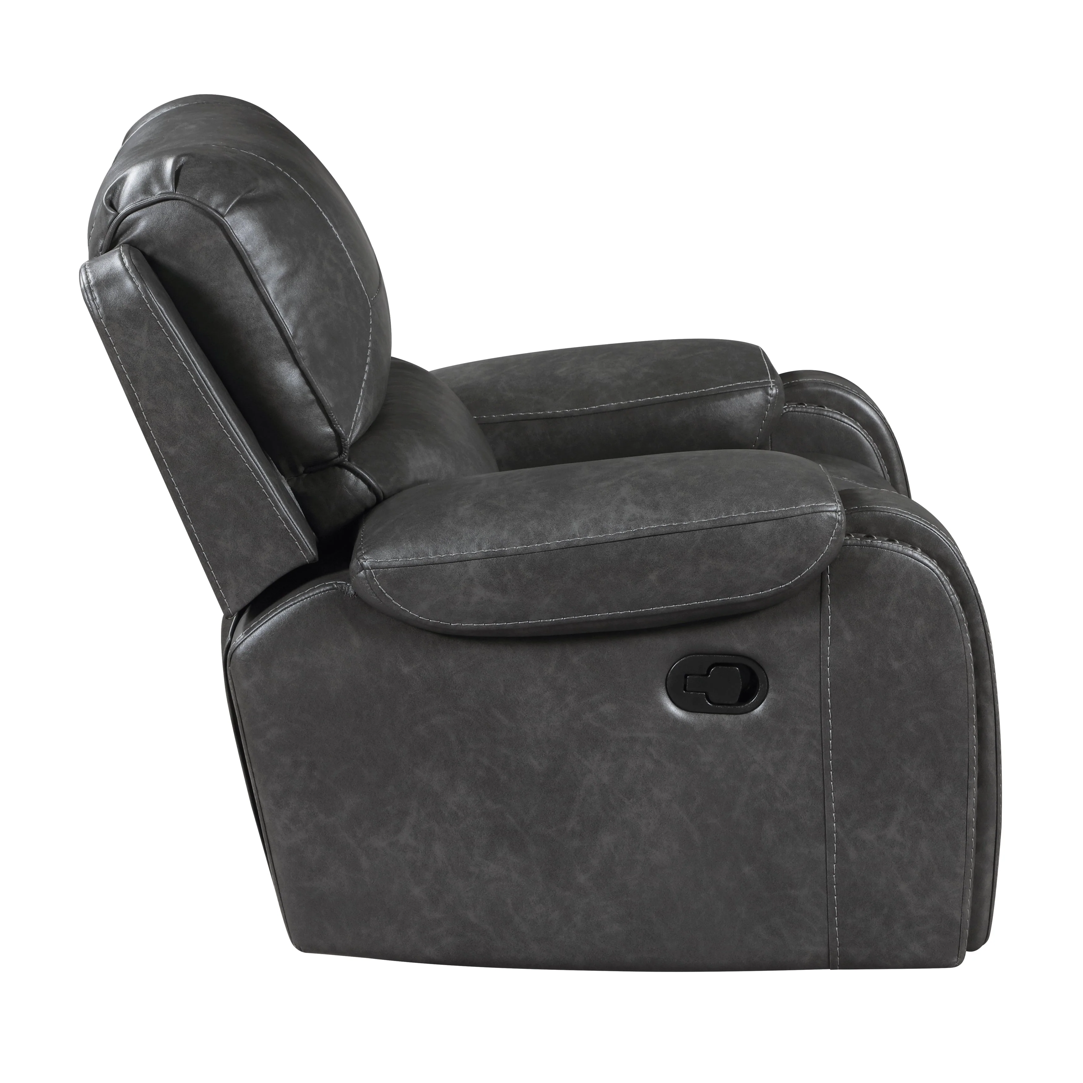 Newnan Gray Double Reclining Living Room Set - Image 17