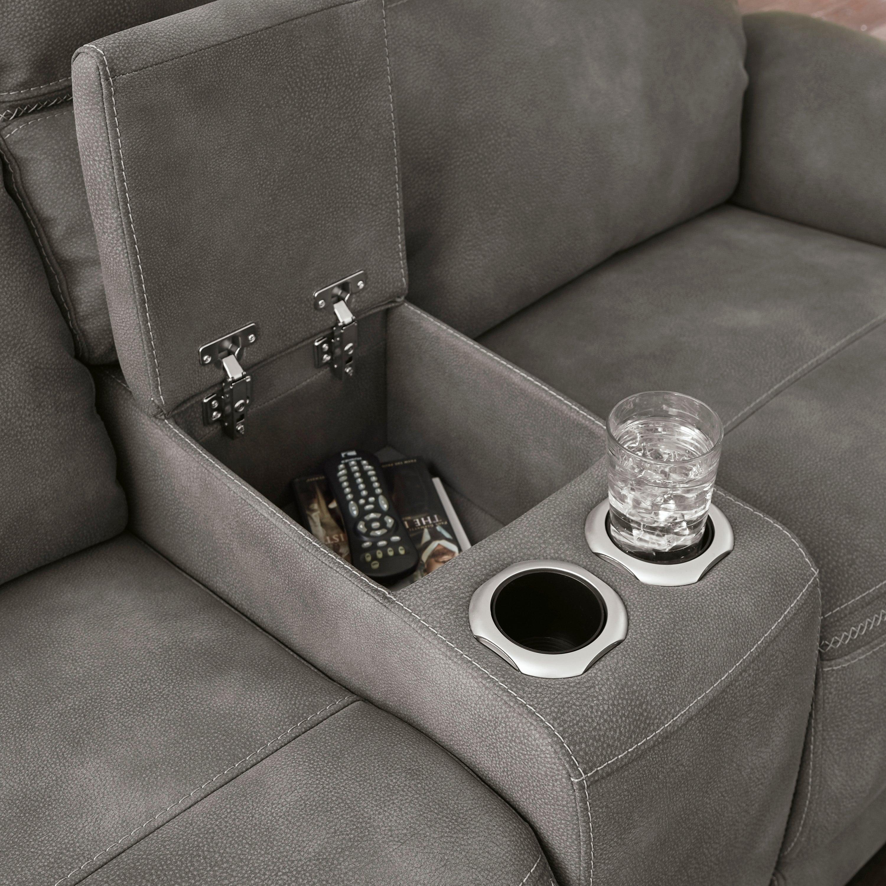 Next-Gen DuraPella Slate Dual Power Reclining Living Room Set - Image 4