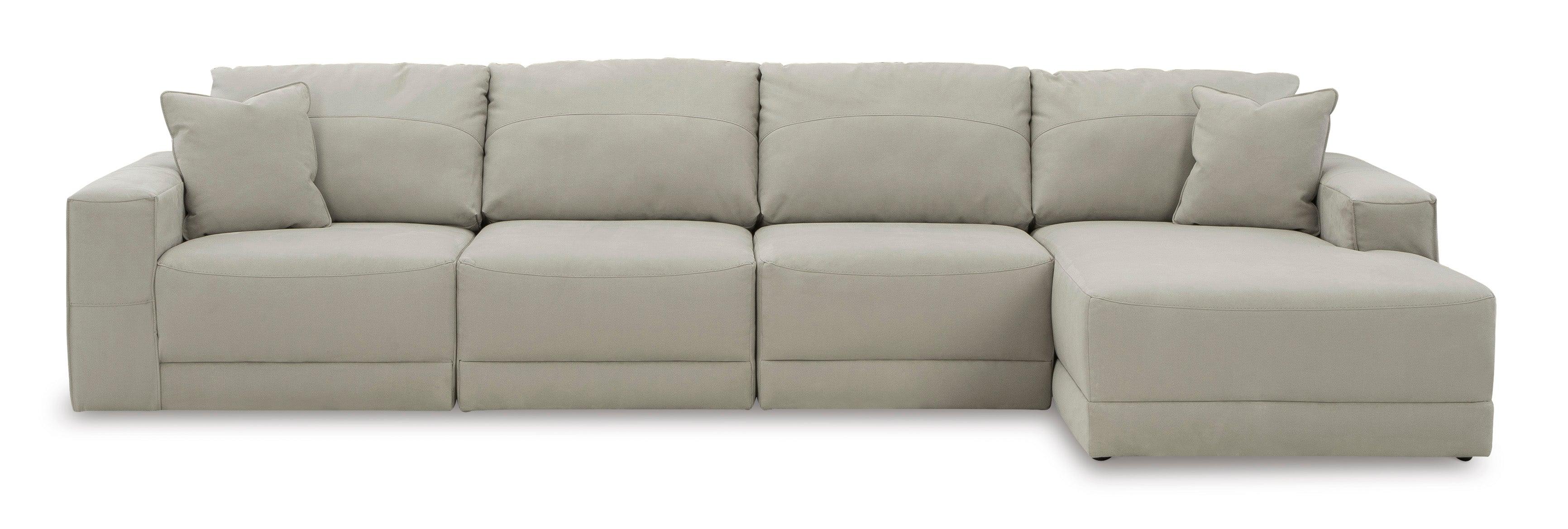Next-Gen Gaucho Gray 4-Piece Right Arm Facing Chaise Sectional - Image 2