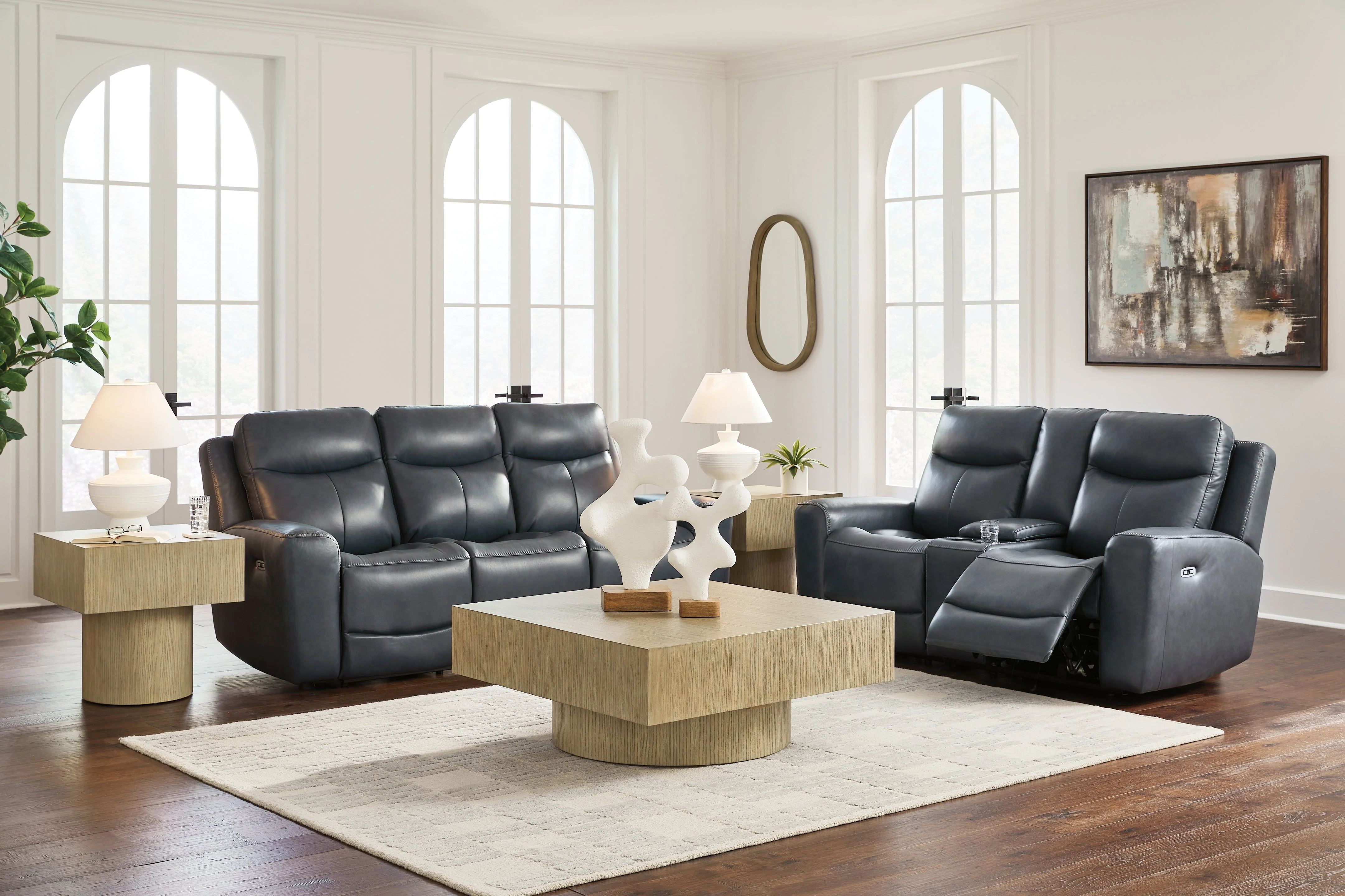Next Move Admiral Power Reclining Sofa and Loveseat - Image 3